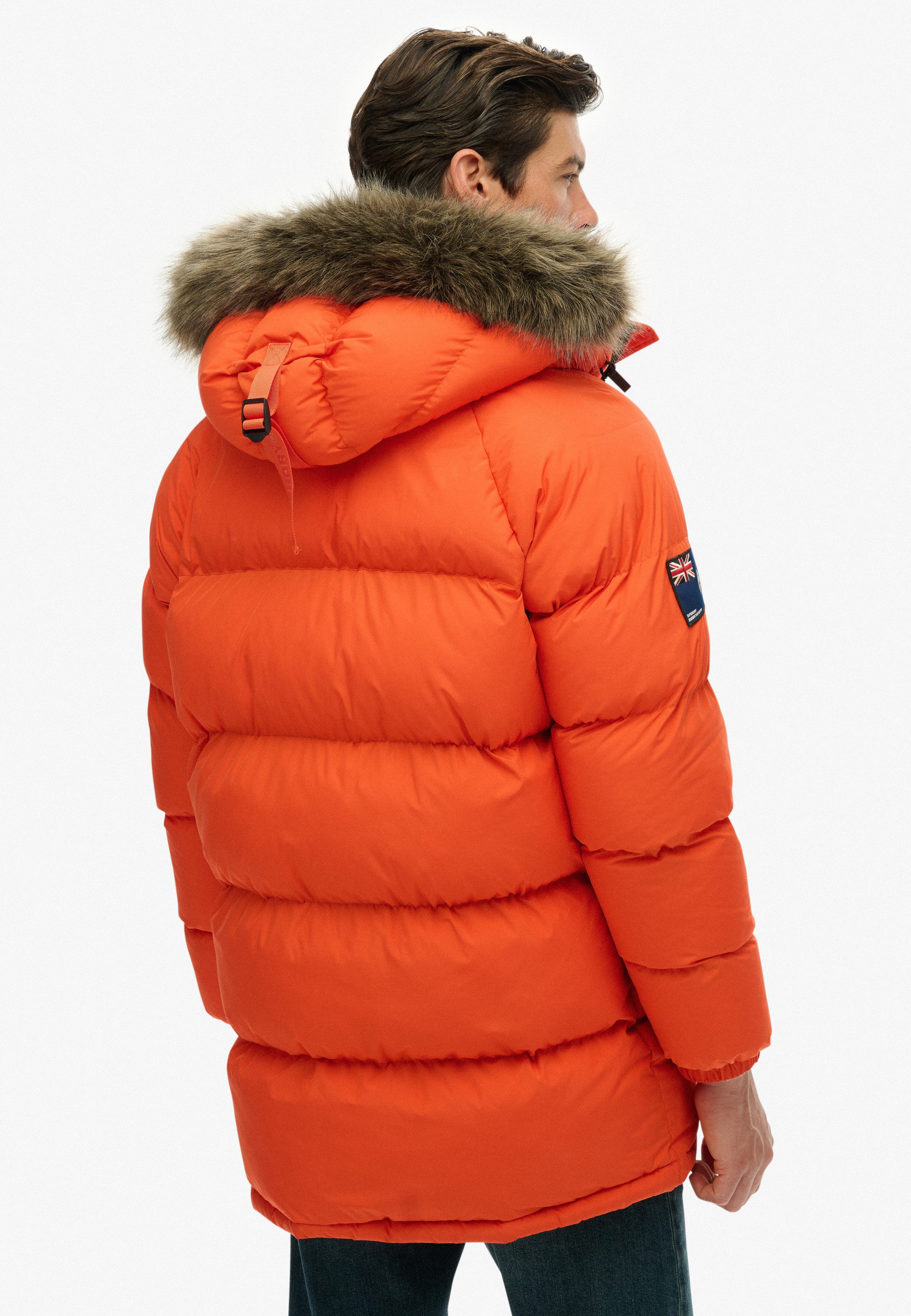 Superdry Steppjacke EVEREST LONGLINE BAFFLED PARKA