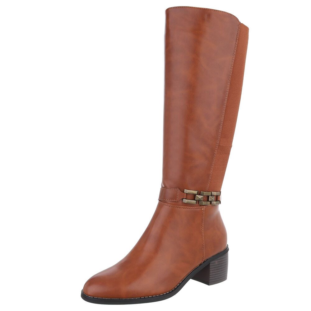 Ital-Design Damen Elegant Stiefel (88460442) Blockabsatz günstig online kaufen