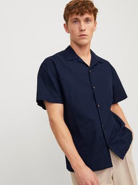 Jack & Jones Kurzarmhemd JJESUMMER RESORT LINEN BLEND SHIRT SS SN