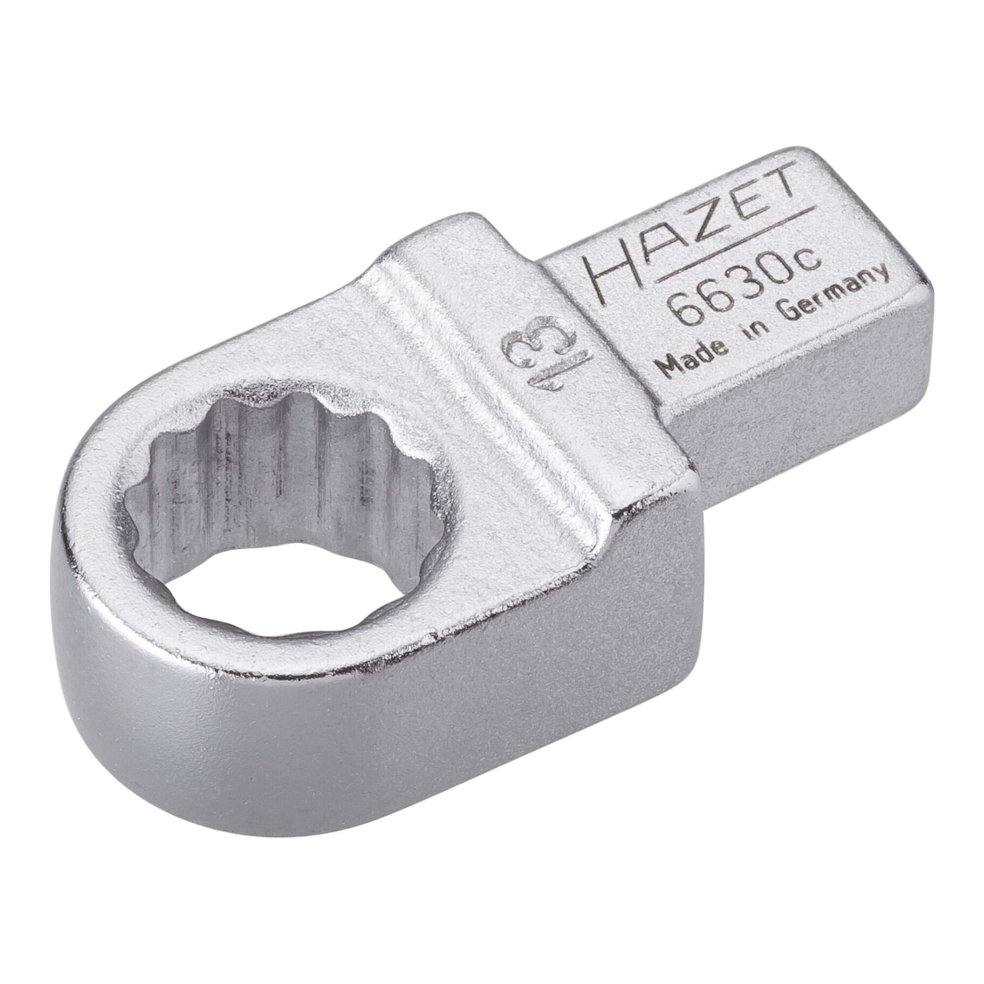 HAZET Ringschlüssel HAZET Einsteck-Ringschlüssel 6630C-13 Einsteck-Vierkant 9 x 12 mm