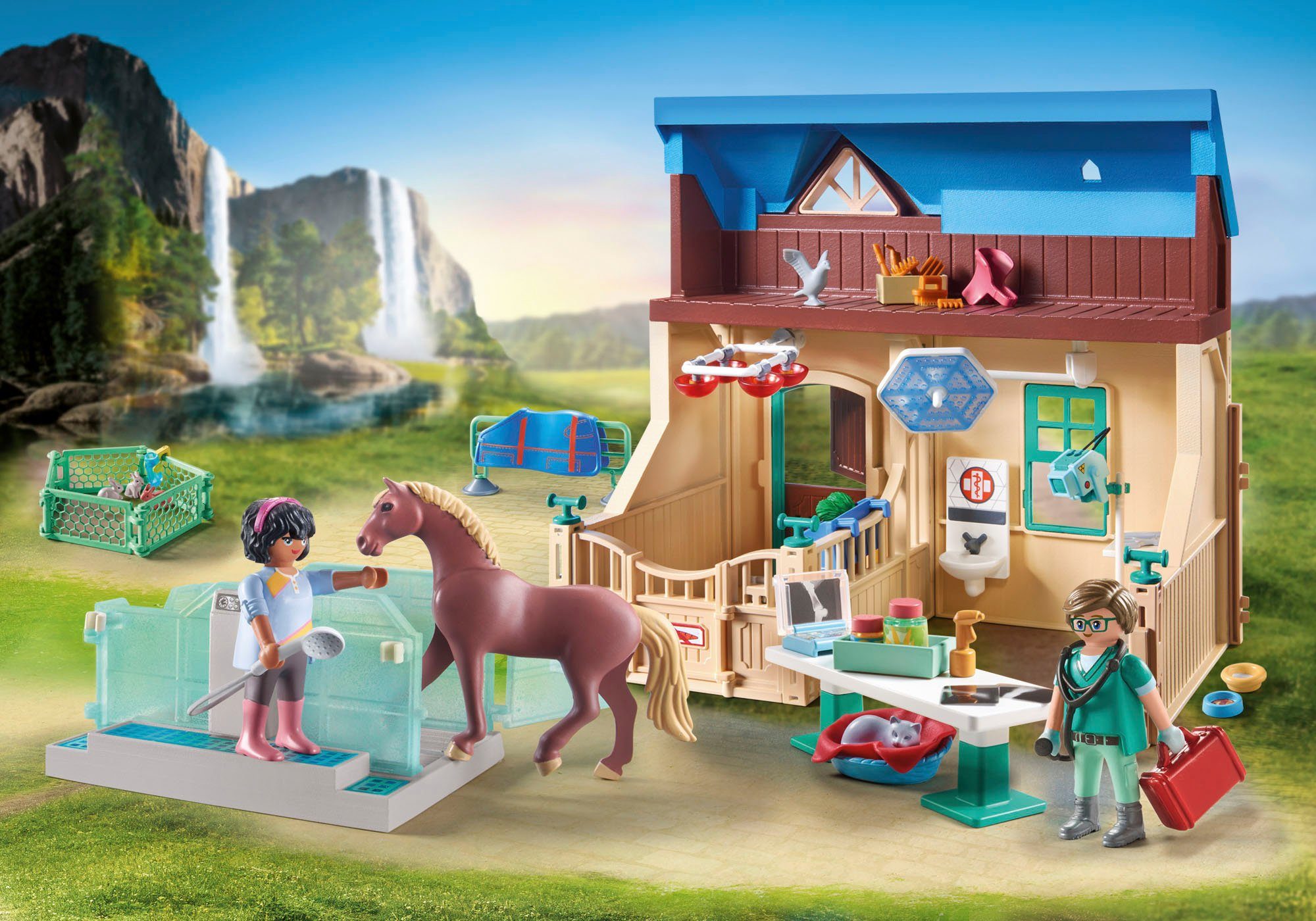 Playmobil® Reittherapie & Tierarztpraxis (71352), Horses of Waterfall Konst günstig online kaufen