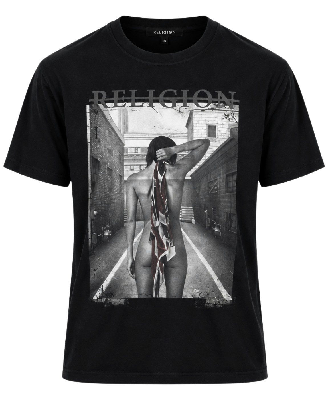 Religion T-Shirt RELIGION Clothing Herren T-Shirt ALLEYWAY-Schwarz-XL
