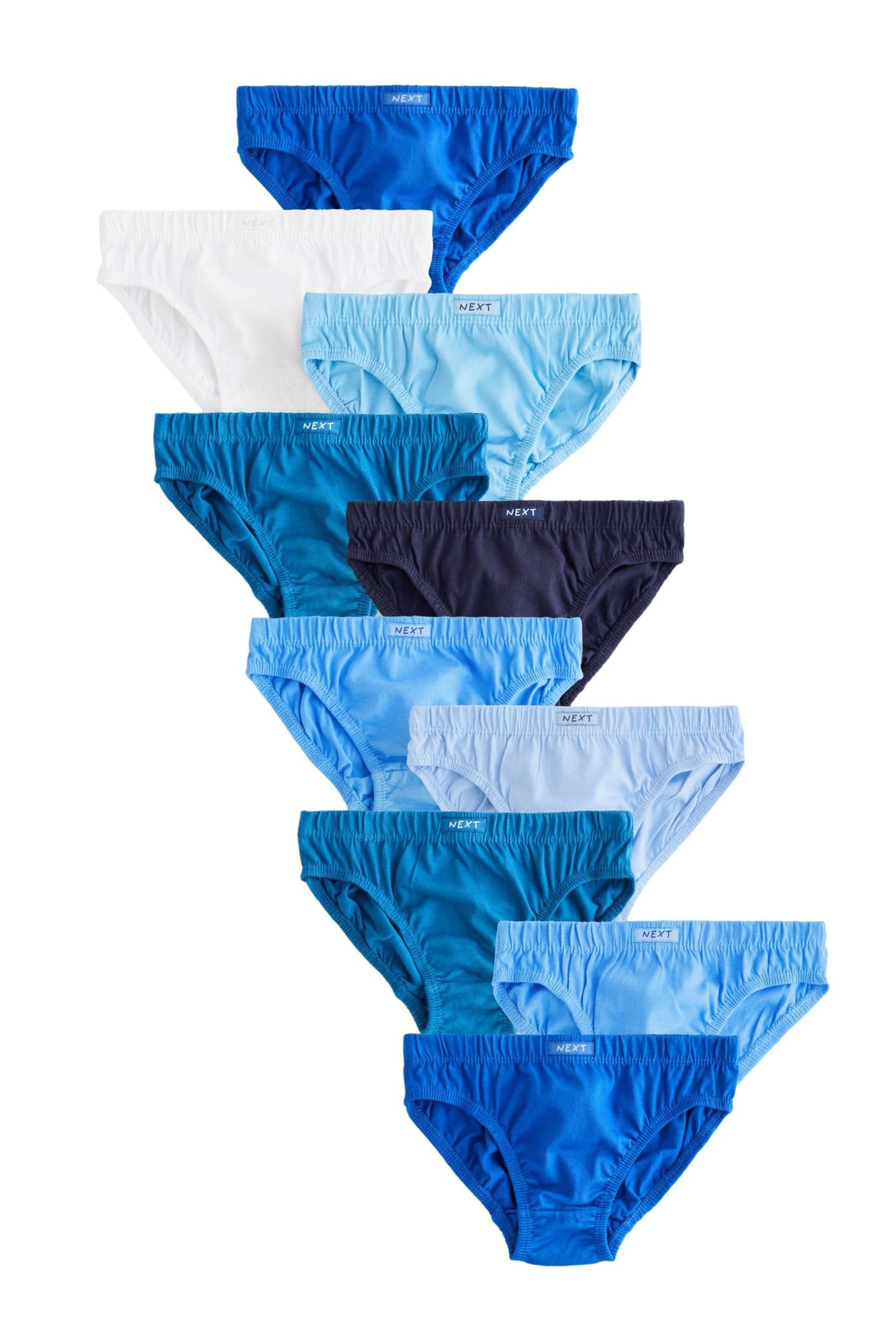 Slip Unterhosen aus 100 % Baumwolle, 10er-Pack