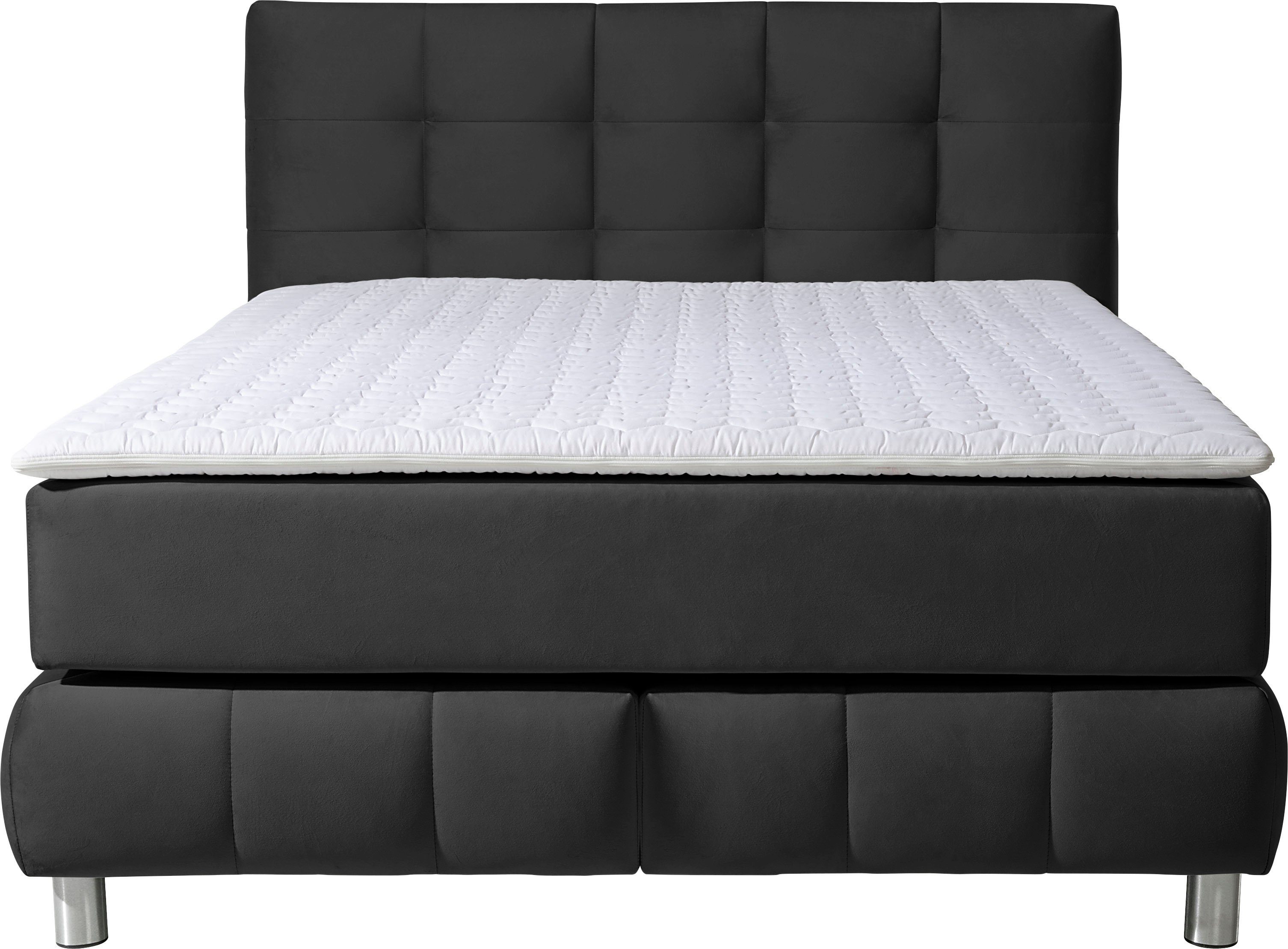 Home affaire Boxspringbett Salo, incl. Topper, 6 Breiten, 2 Härtegrade, TFK auch in Härtegrad 4