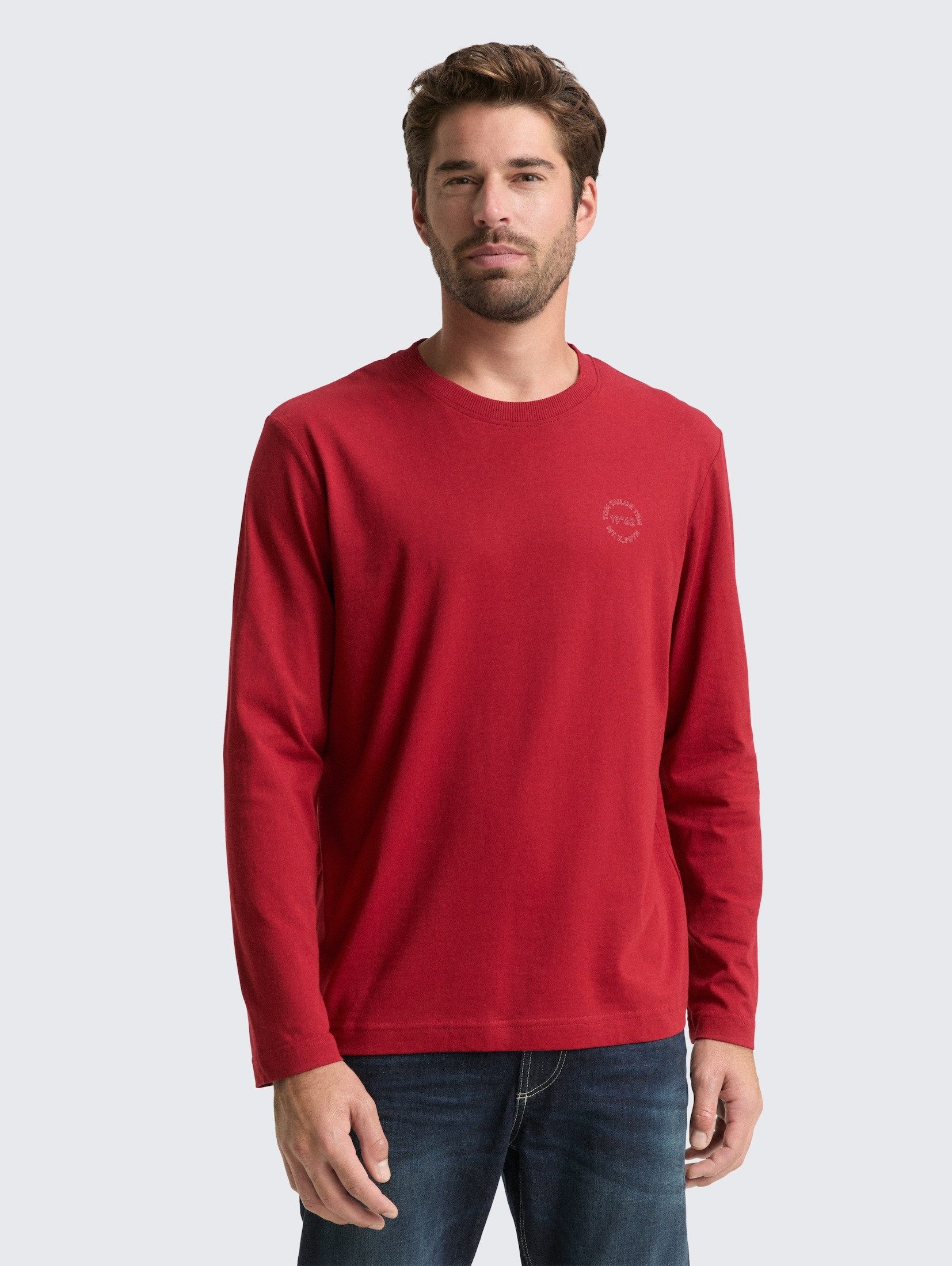 TOM TAILOR Langarmshirt Langarmshirt mit Print günstig online kaufen