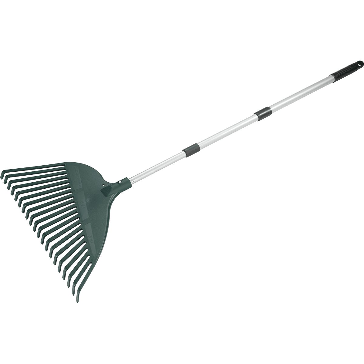 Maximex Gartenrechen Maximex Flexibler Rechen inkl. Teleskopstiel - Heugabel mit untersc