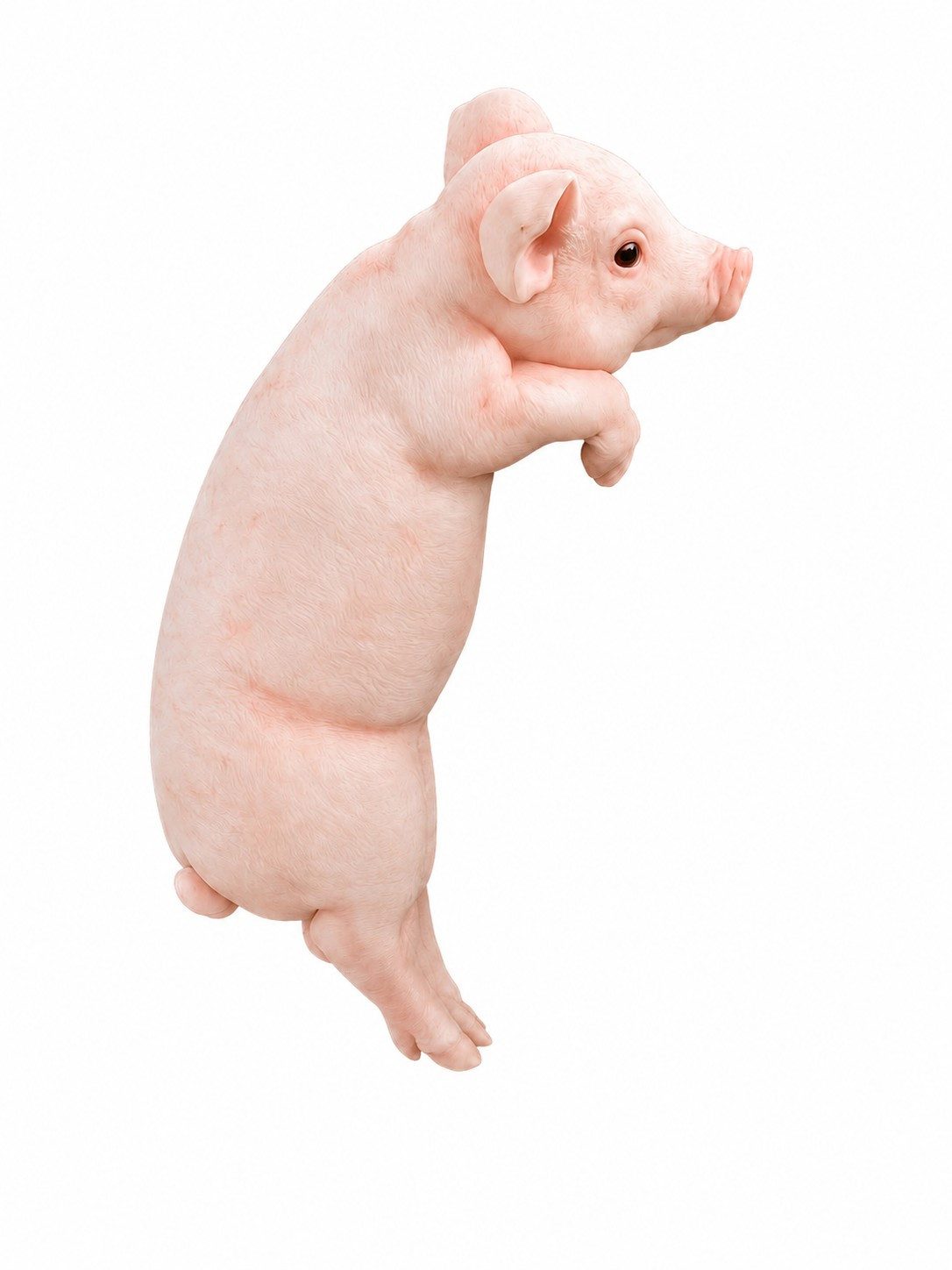 moebel-direkt-online Dekofigur Ferkelchen, hängend mit schönen Details (Ferkelchen zum Hängen), Tierfigur, Polyresin-Nachbildung eines Ferkels