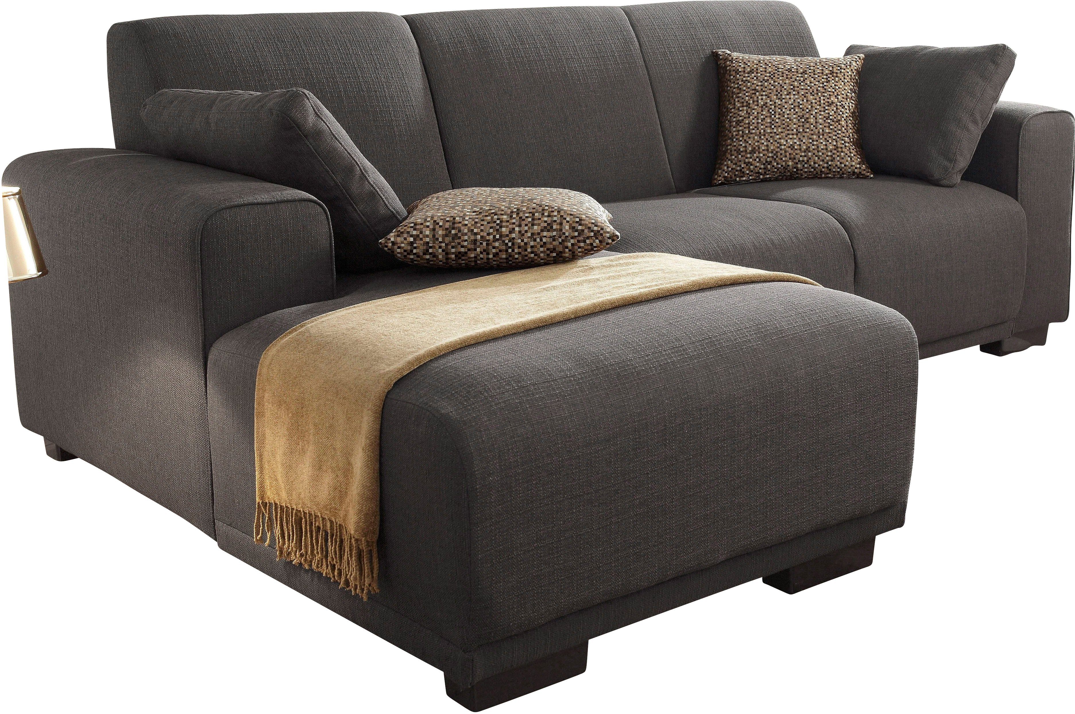 bestellbar Home wahlweise affaire Ecksofa links Recamiere Kissen, Bornholm Stellmaße 2 rechts 234x162 oder incl. cm,