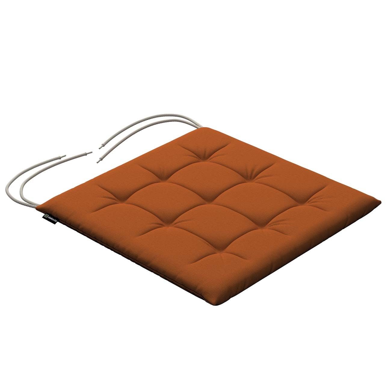 Dekoria Dekokissen Stuhlkissen Jonas mit Bindeschnur 40 x 40 x 3,5 cm, Cotton Panama
