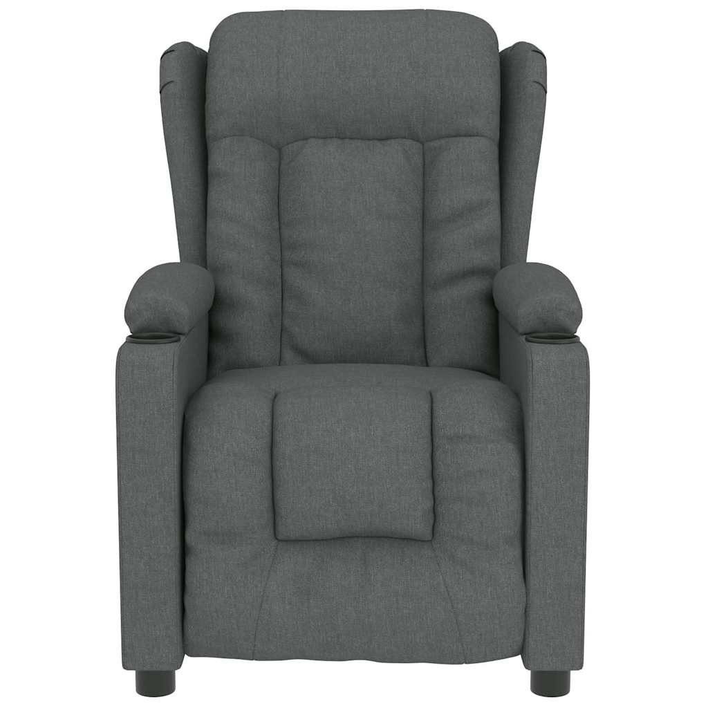 vidaXL Massagesessel Massagesessel Dunkelgrau Stoff (1-St) günstig online kaufen
