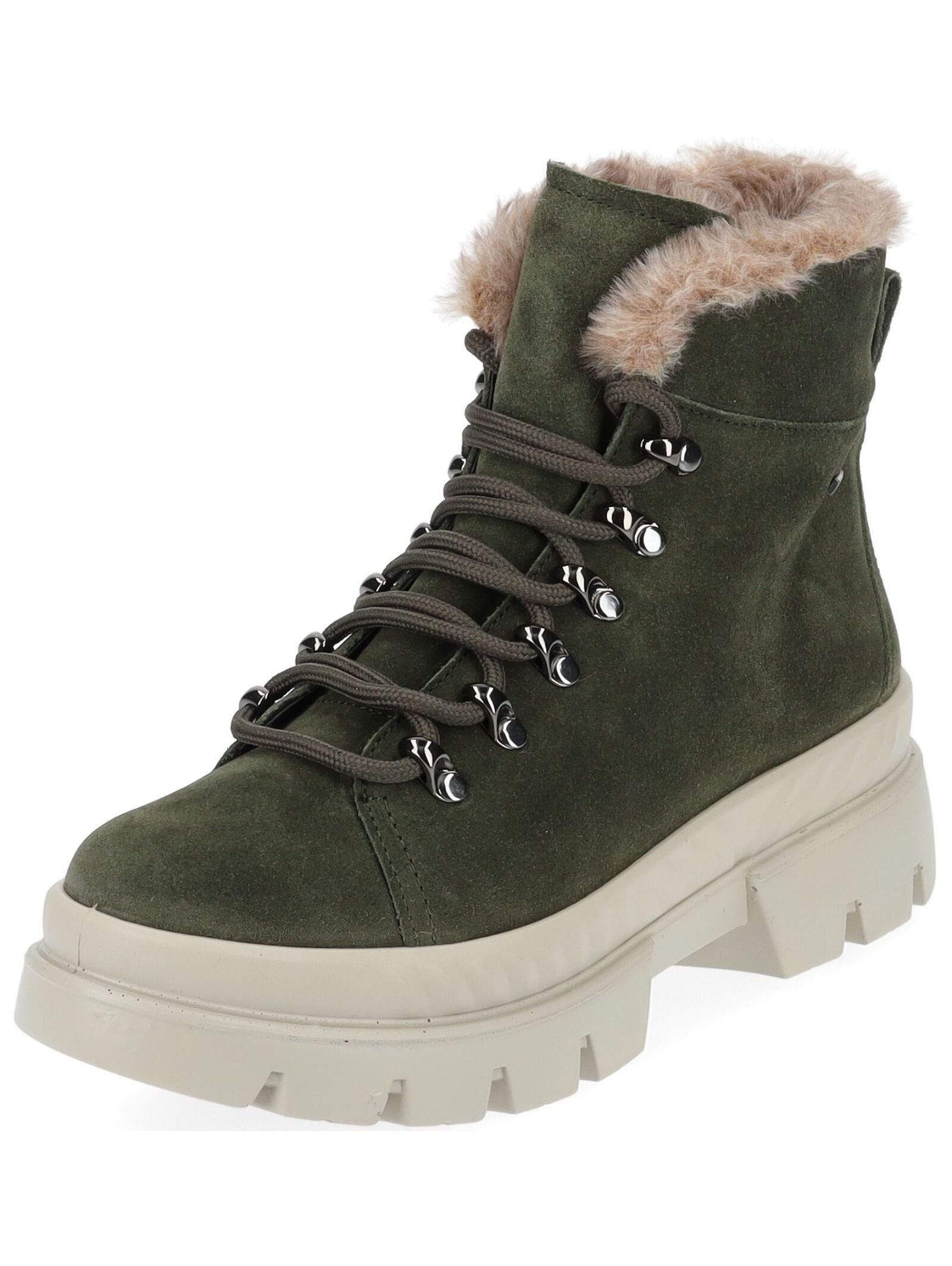 Ara Stiefelette Veloursleder/Textil Schnürstiefelette