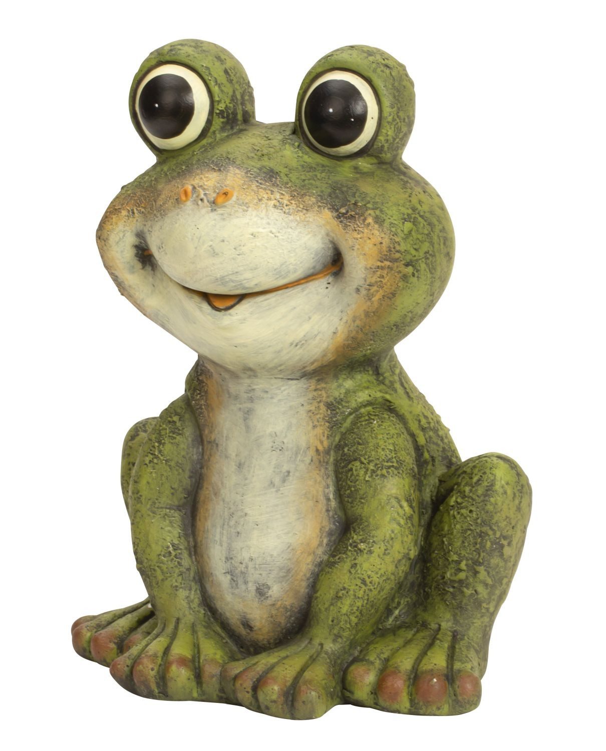 MF Gartenfigur Dekofigur Lachender Frosch Freddy Magnesia Grün 33cm, (1 St) günstig online kaufen