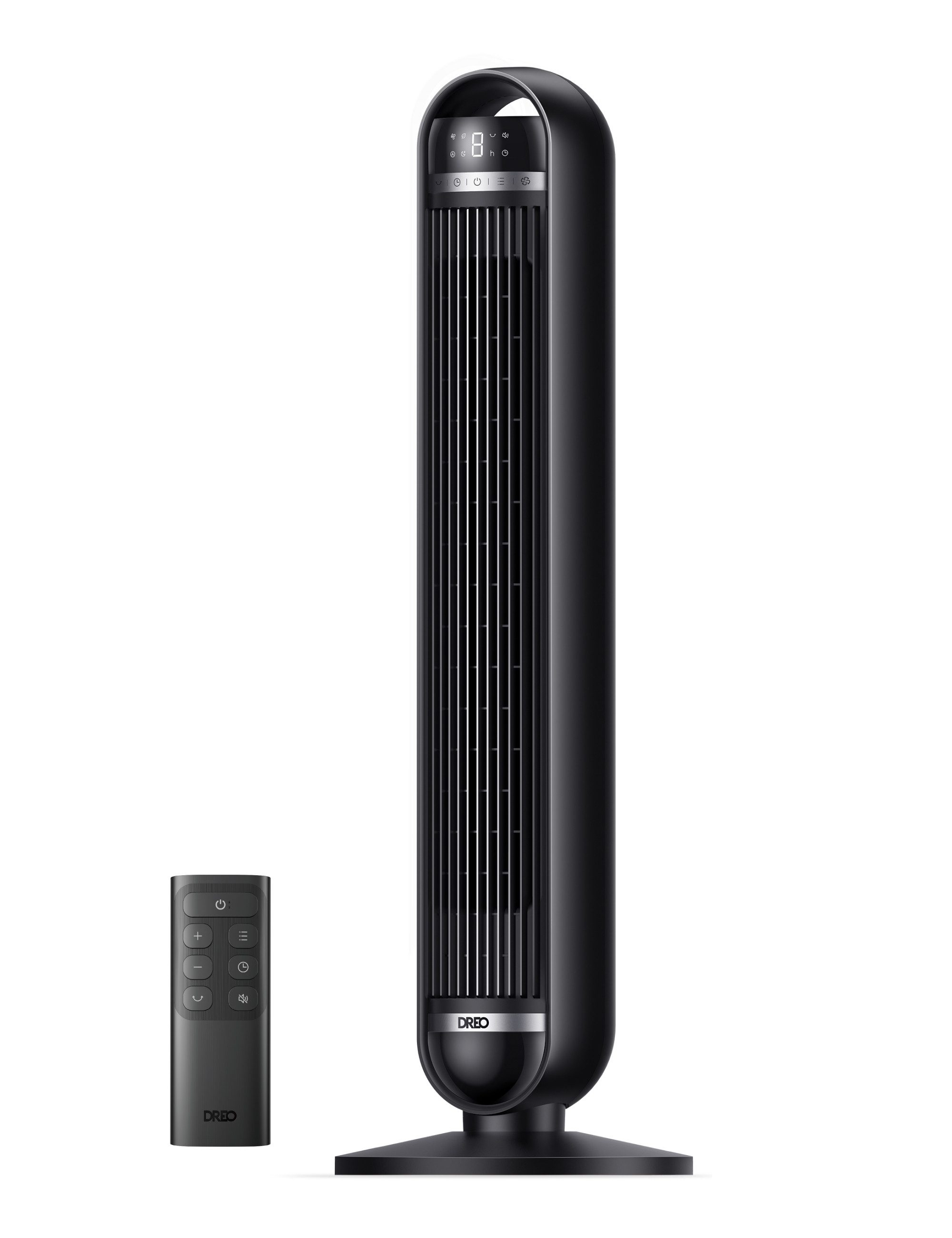Dreo Turmventilator Nomad TF414, 25 dB ultraleise, starker Luftstrom, 4 Modi, 8 Stufen, 90° Oszillation
