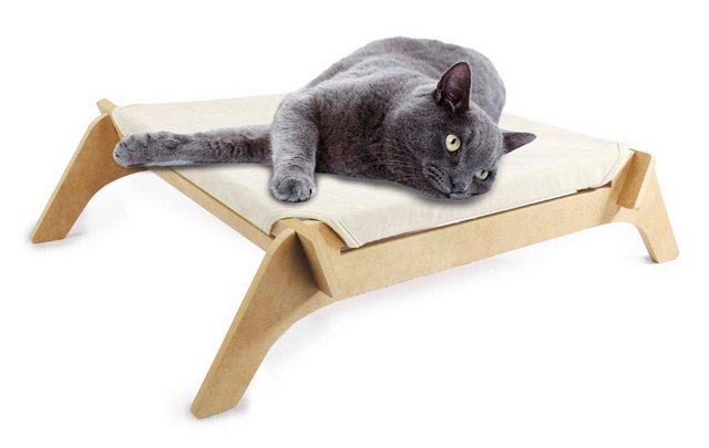 PETGARD Tierbett Katzenhängematte Katzenmatte Katzenliege, Liege für Katzen Cat Lounge