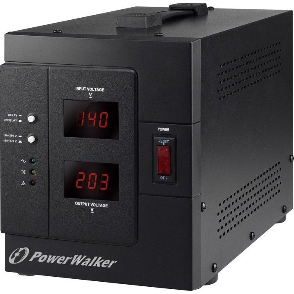 PowerWalker AVR SIV Spannungsregler Spannungswandler - - 3000 schwarz BlueWalker