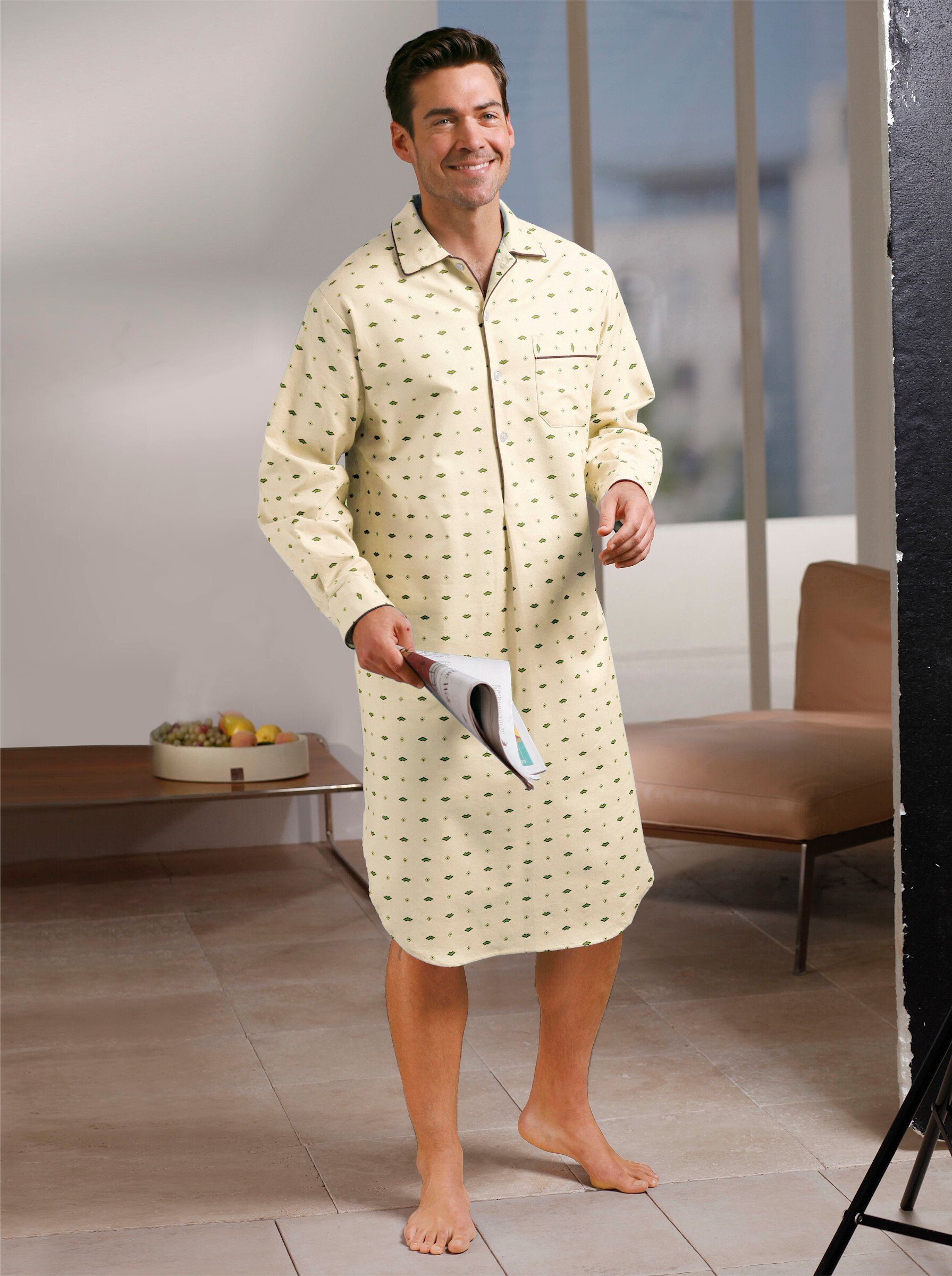 Nachthemd "Nachthemd" Brusttasche günstig online kaufen