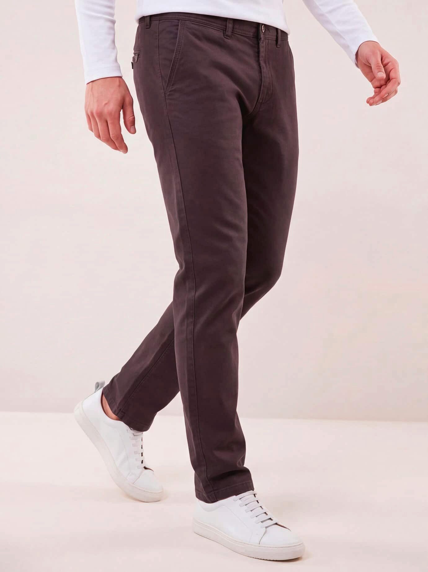 Walbusch Chinohose Herren Chino aus Baumwollstretch Modern fit, modern, Langgröße