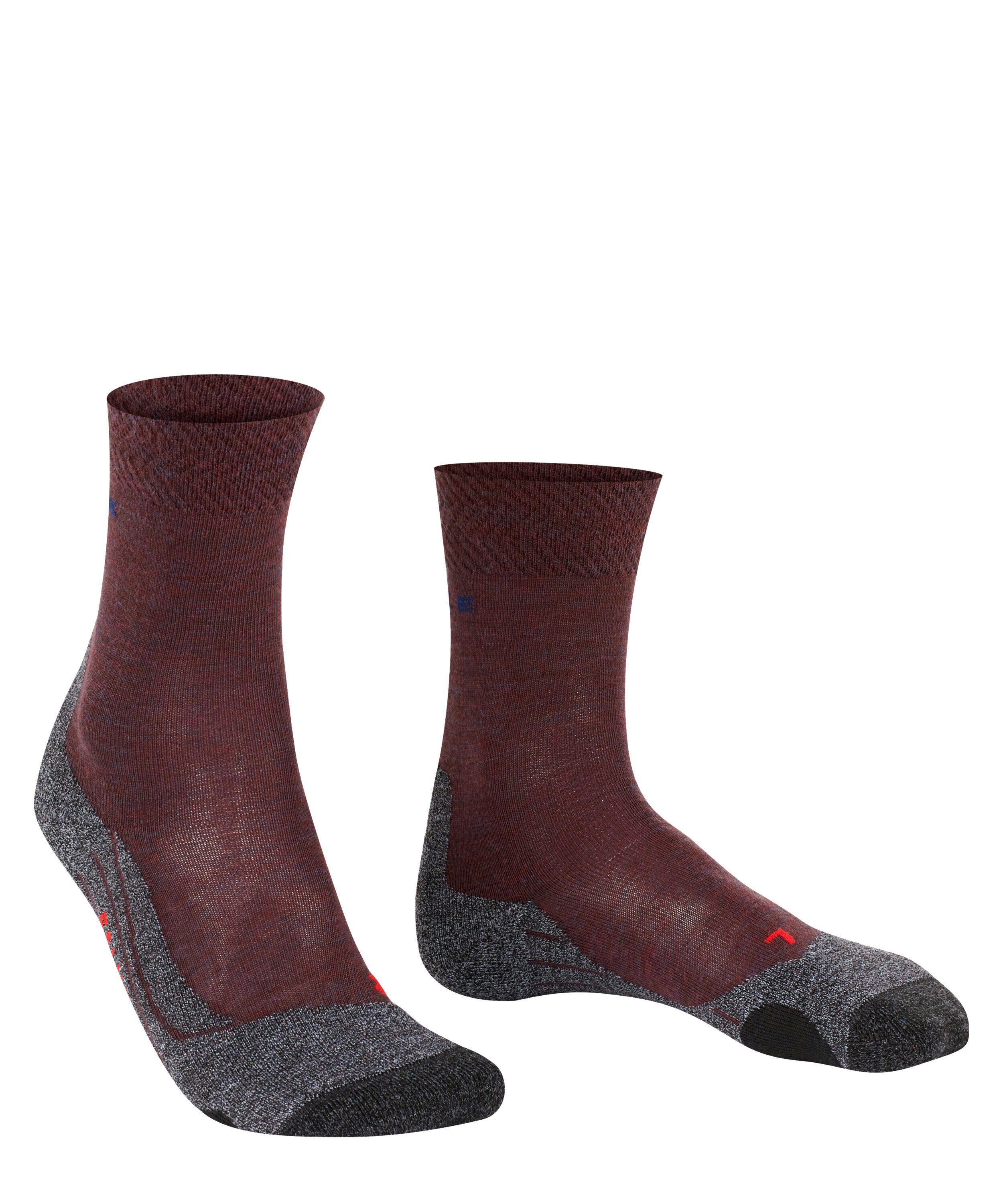 FALKE Wandersocken TK2 Explore Melange Socken (1-Paar) Hoher Komfort im Mittelgebirge