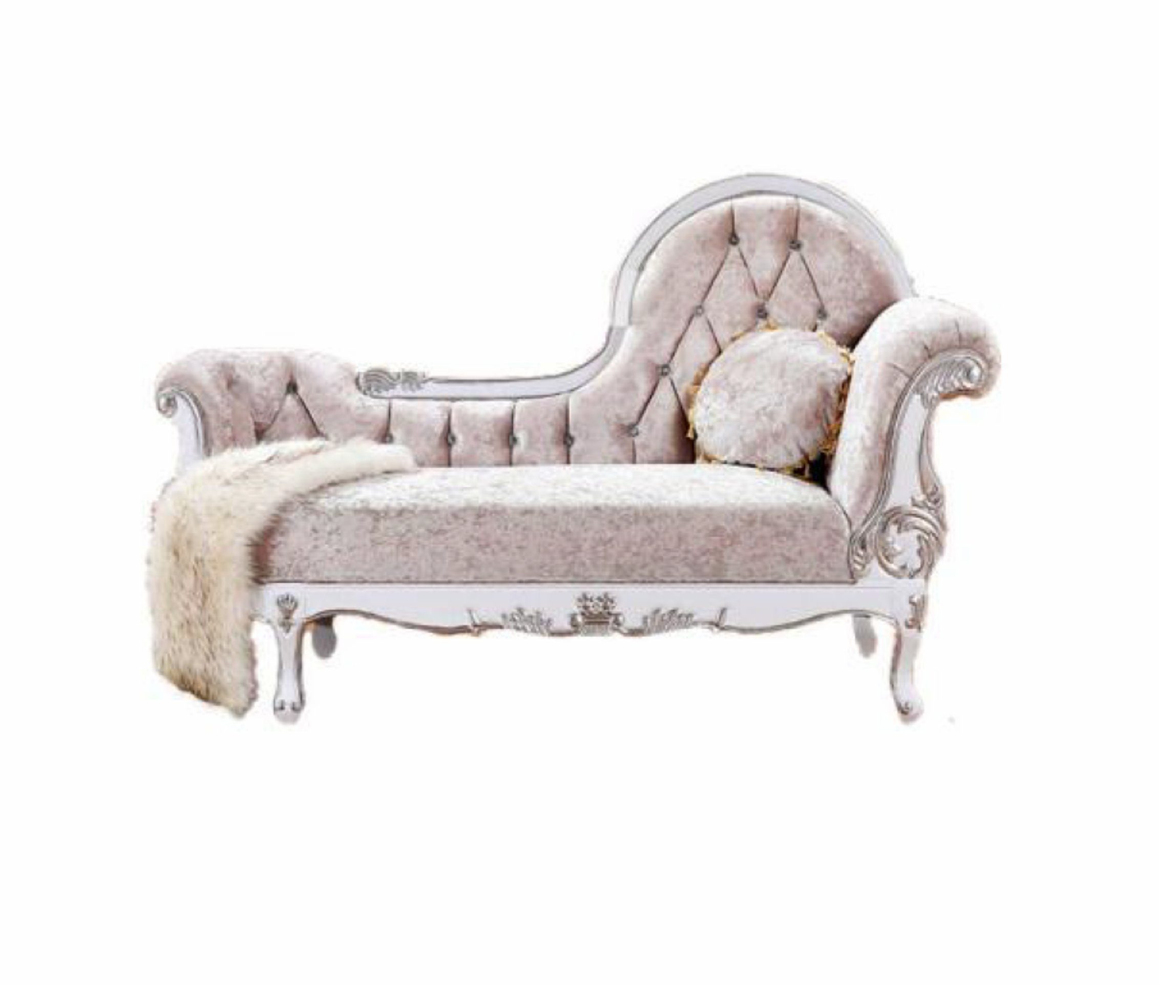 JVmoebel Chaiselongue Chaiselongue Chesterfield Récamière antik stil Edle Chaise Longue Sofa