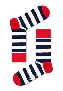 Happy Socks Basicsocken 3-Pack Classic Navy Socks Gift Set aus nachhaltiger Baumwolle
