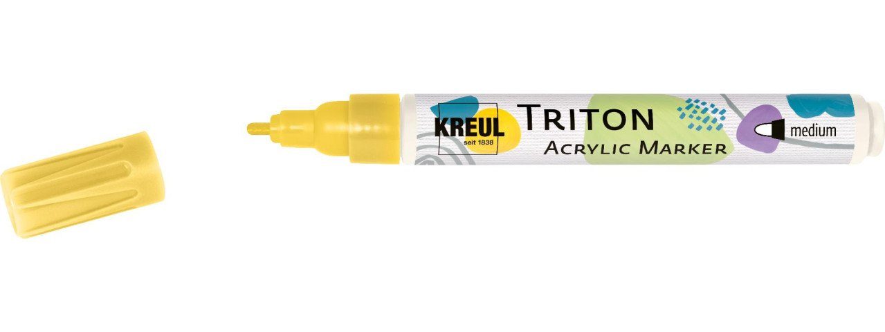 Kreul Acrylic Marker graphite medium Flachpinsel Triton Kreul