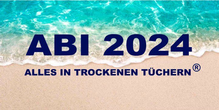 Egeria Strandtuch ABI 2024, Tüchern", (1-St), Velours trockenen Frottiervelours capri in 2024-Alles cm, "ABI 75x150