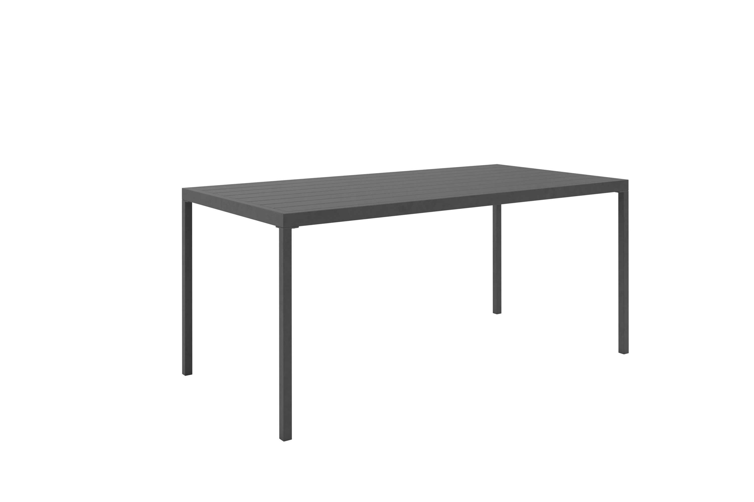 KONIFERA Garten-Essgruppe »New Jersey«, (Set, 19-tlg., 6 Sessel, Tisch 80x160x71 cm, inkl. Auflagen), Aluminium/Polyrattan