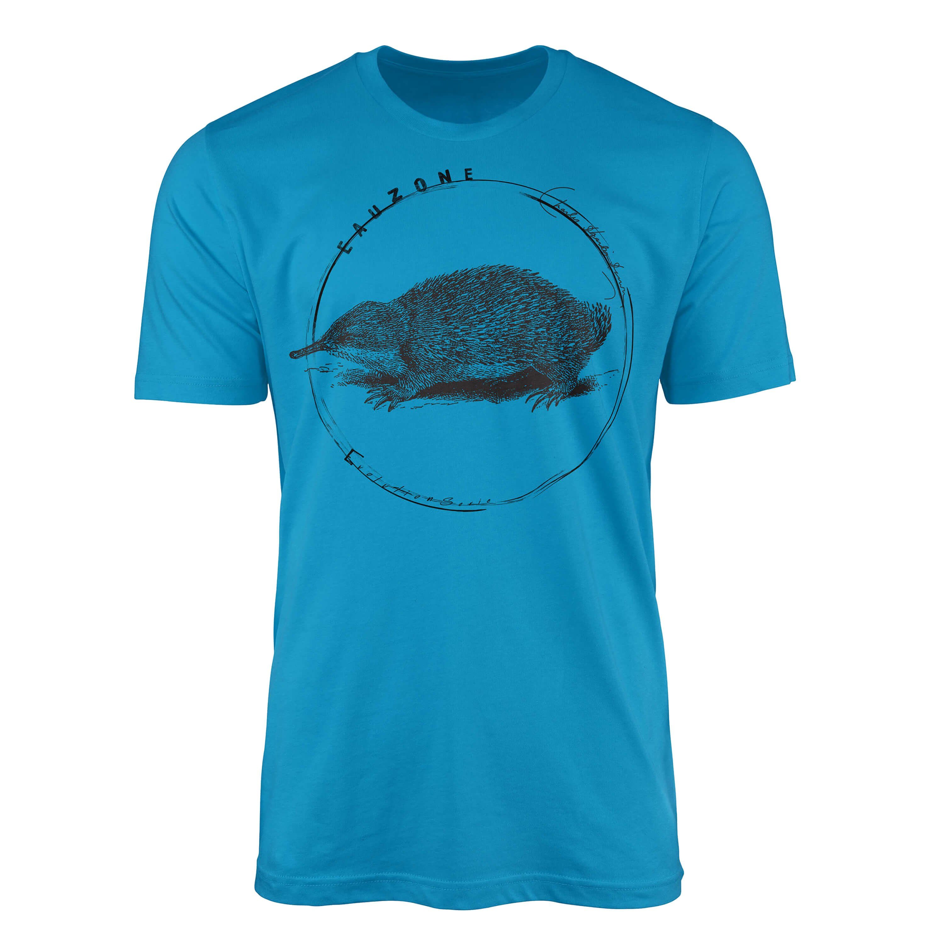 Sinus Art T-Shirt Evolution Herren T-Shirt Ameisenigel Atoll
