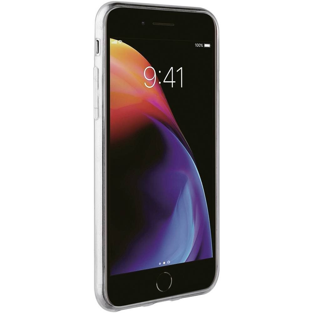 Vivanco Handyhülle Cover für iPhone SE (2.Gen), iPhone 8/7/6s, Induktives Laden, Spritzwasserfest, Stoßfest, Wasserabweisend