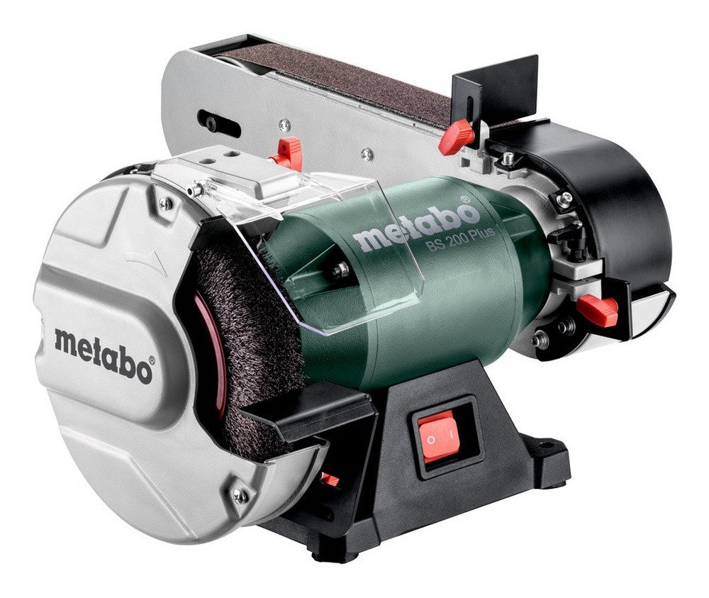 Thumbnail - metabo Kombischleifer BS 200 Plus, max. 2980 U/min, Kombi-Bandschleifmaschine im Karton