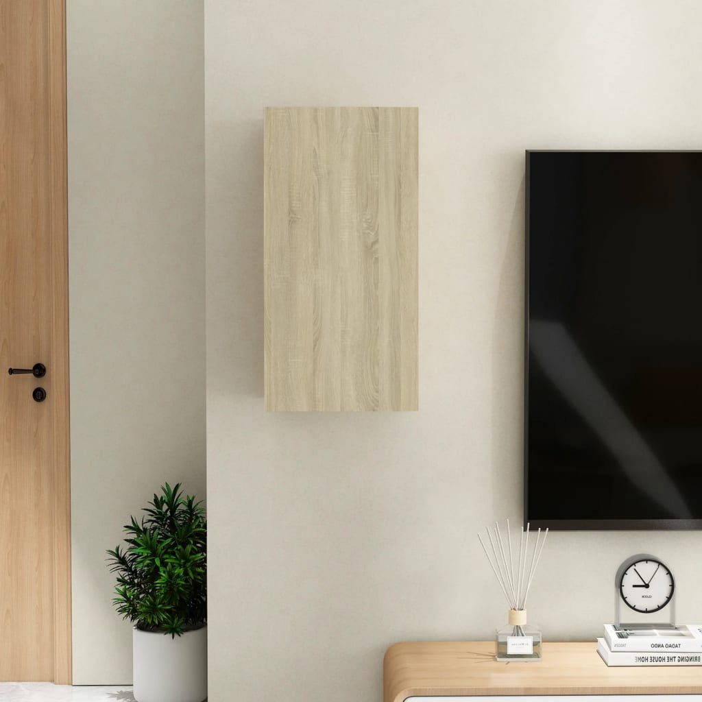 cm TV-Schrank 30,5x30x60 furnicato Holzwerkstoff Sonoma-Eiche