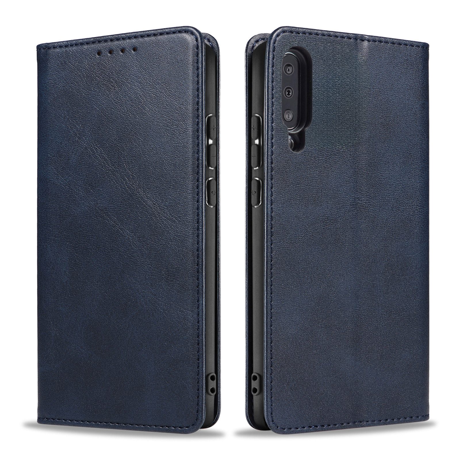 Tec-Expert Handyhülle Tasche Hülle für Samsung Galaxy A50 6.4 Zoll, 6.4", Cover Klapphülle Case mit Kartenfach Fliphülle aufstellbar