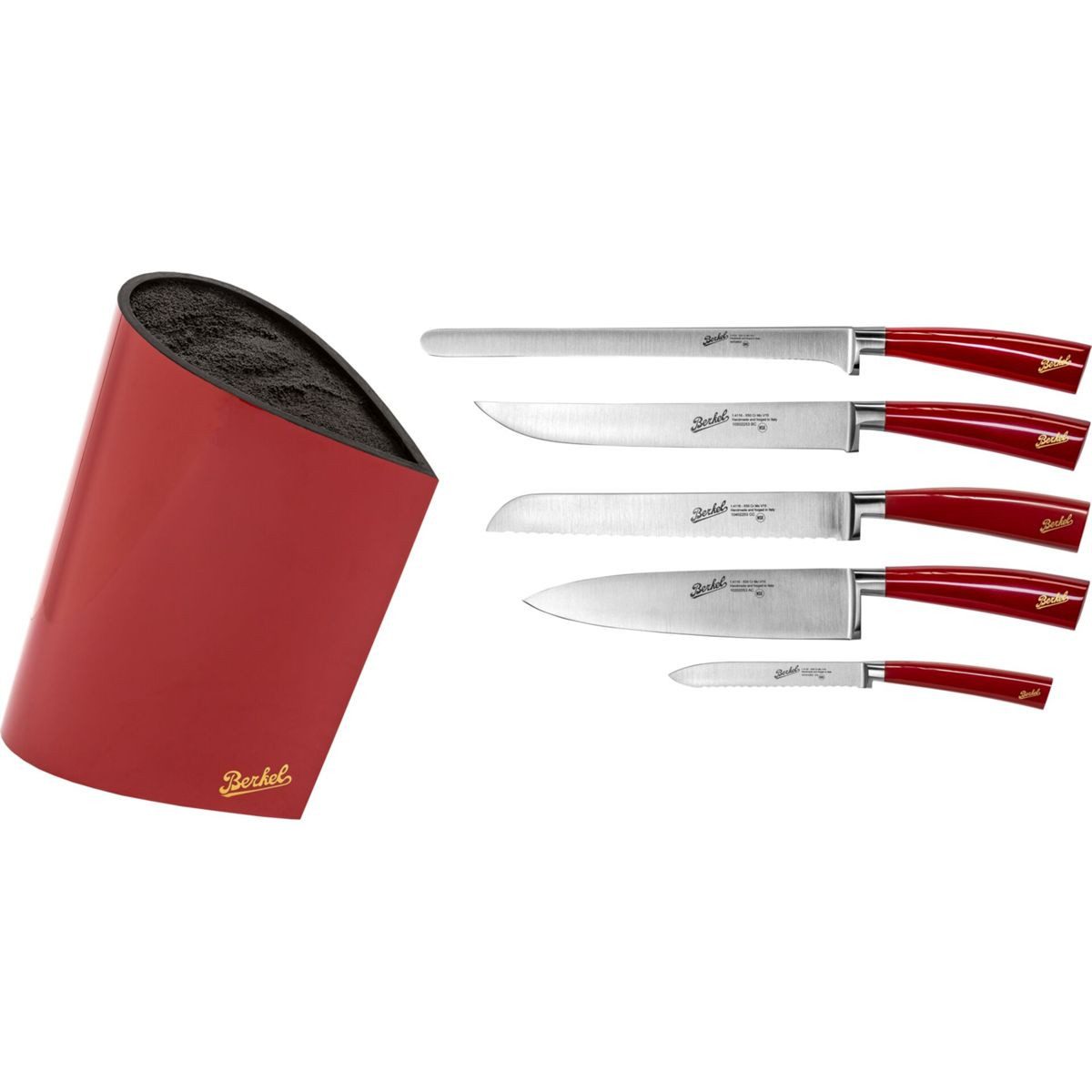 Berkel Zubereitungsmesser Elegance Set Messerblock 5-tlg.