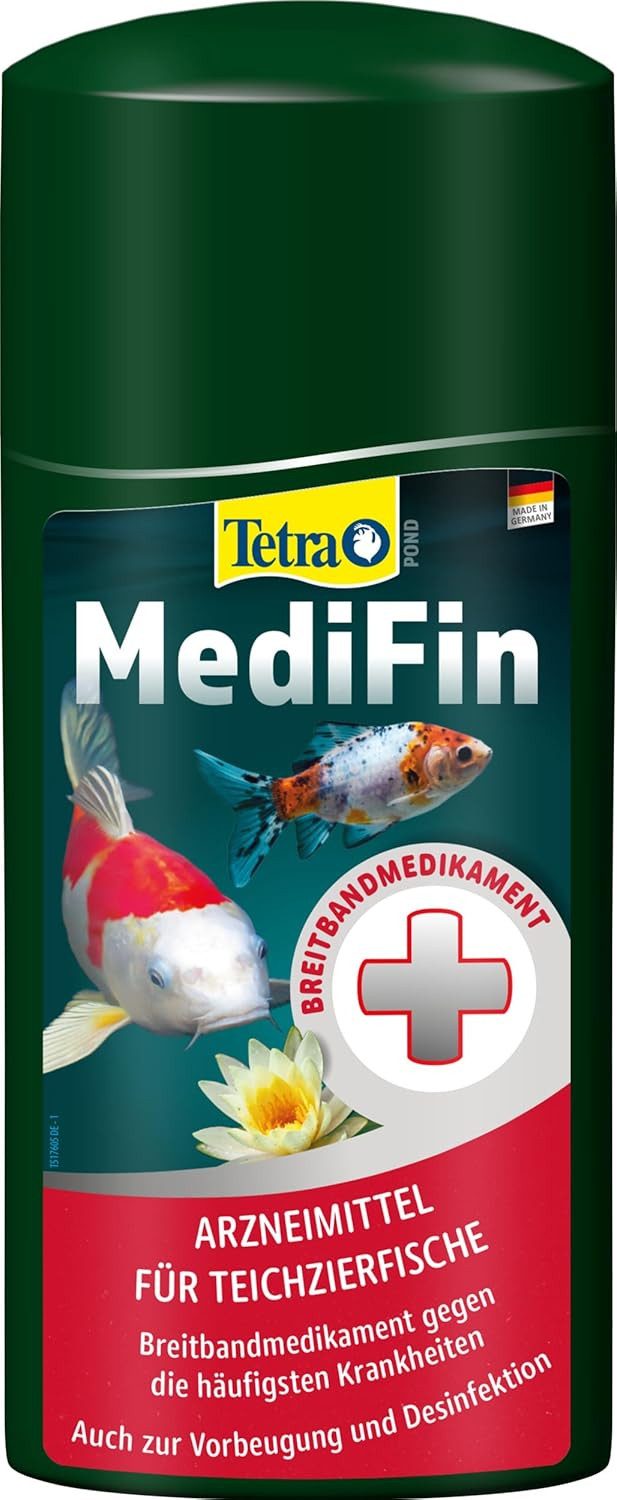 Tetra Teichpflege Tetra Pond MediFin Arzneimittel für alle Gartenteichfische 500 ml
