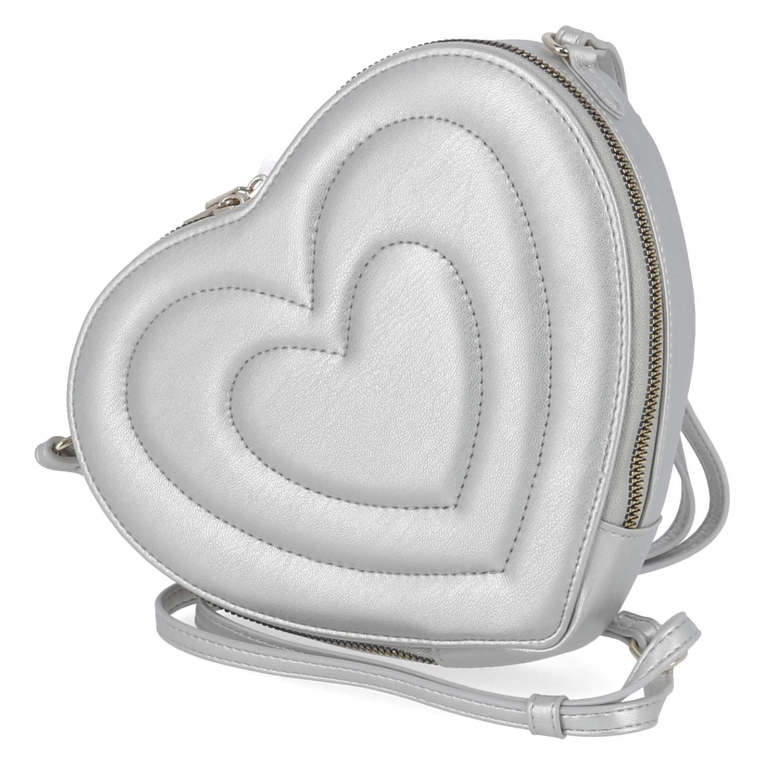 Fräulein Frida Handtasche Fräulein Frida FF2065,830 Damen Umhängetaschen Synthetik silber