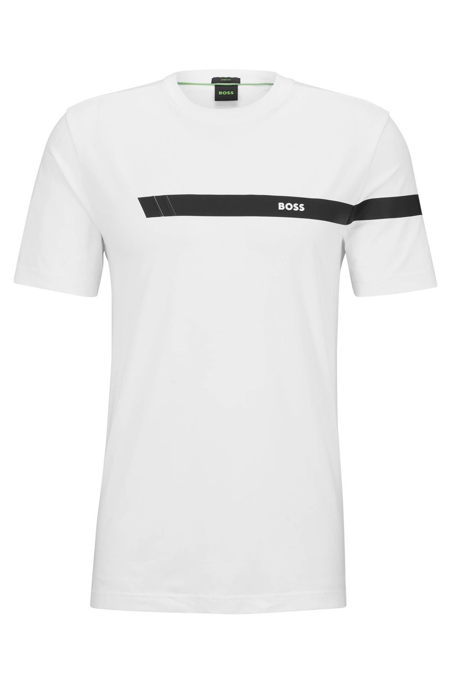 BOSS T-Shirt Herren T-Shirt TEE 2 Regular Fit (1-tlg) weiss (10)