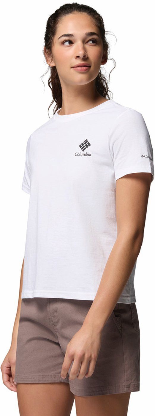Columbia T-Shirt Rolling Bend Graphic SS WHITE, STACKED GEM MINI