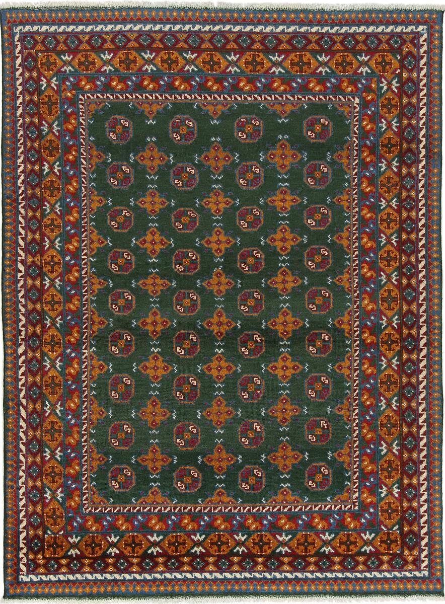 Orientteppich Afghan Orientteppich, Handgeknüpfter 6 Nain Trading, 149x201 mm Höhe: rechteckig, Akhche Limited