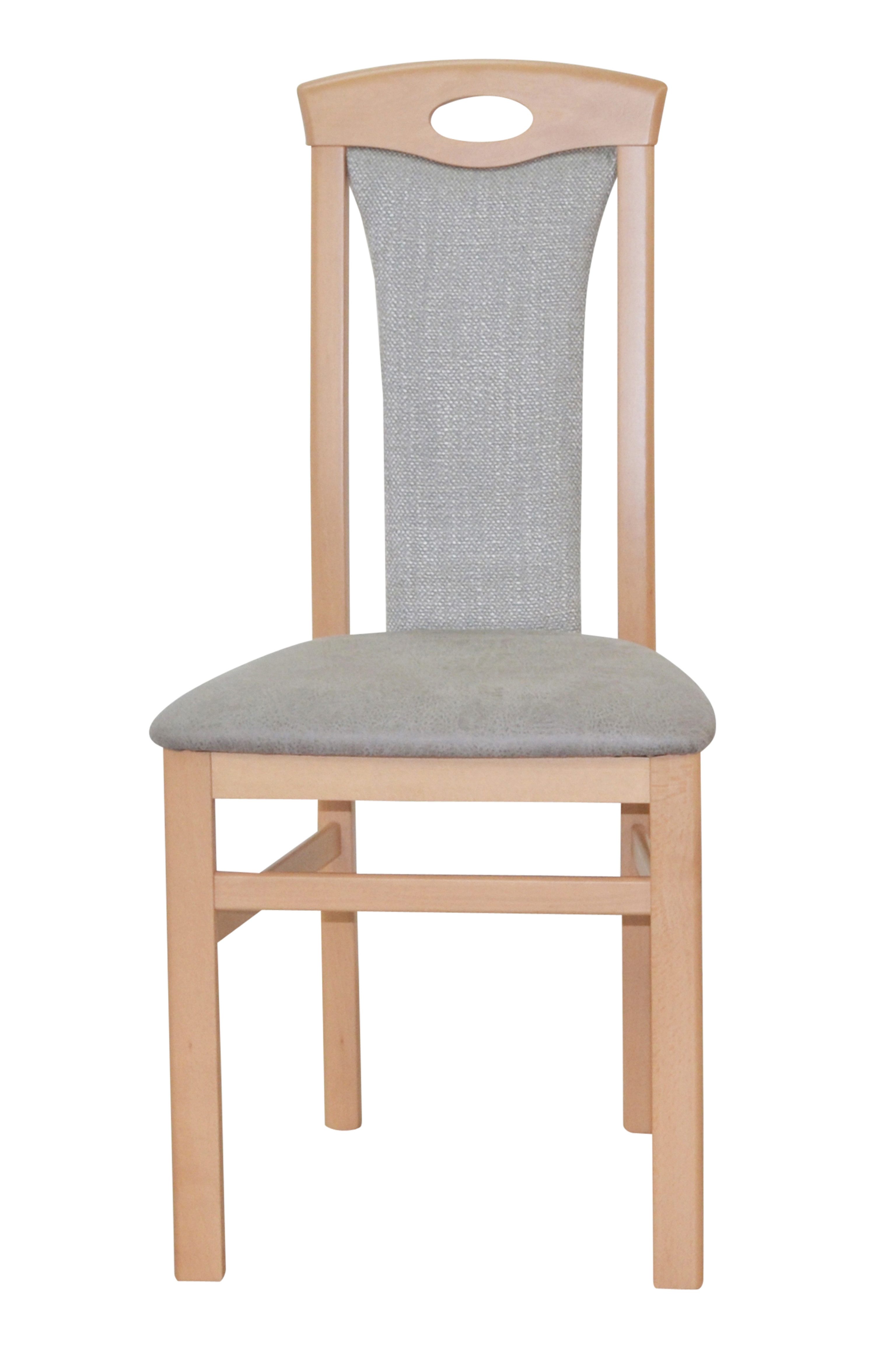 moebel-direkt-online 4-Fußstuhl 1 Massivholzstuhl, montiert, Gestell aus Ma günstig online kaufen