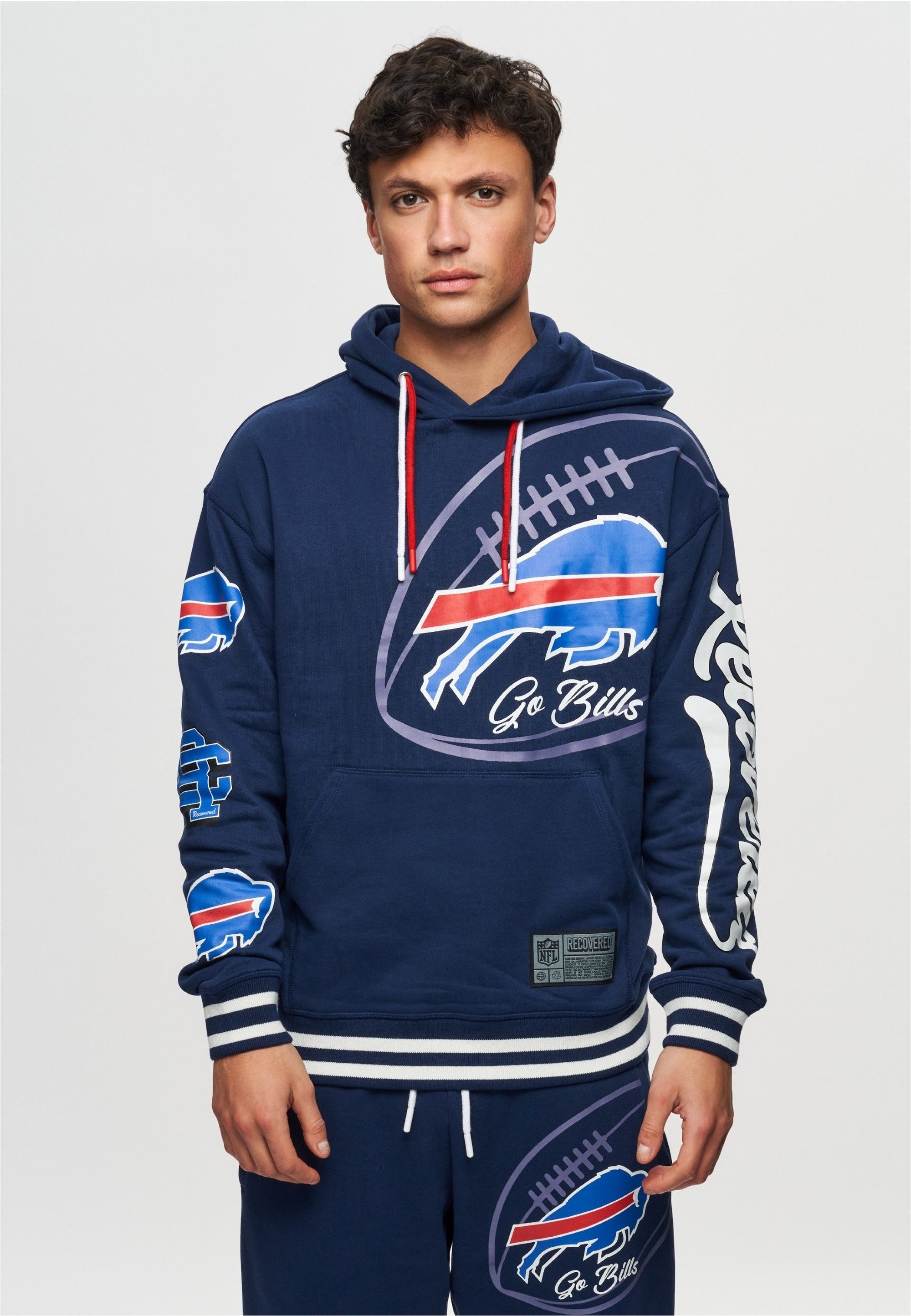 Recovered Kapuzensweatshirt NFL Bills Go Bills für Buffalo Bills-Fans