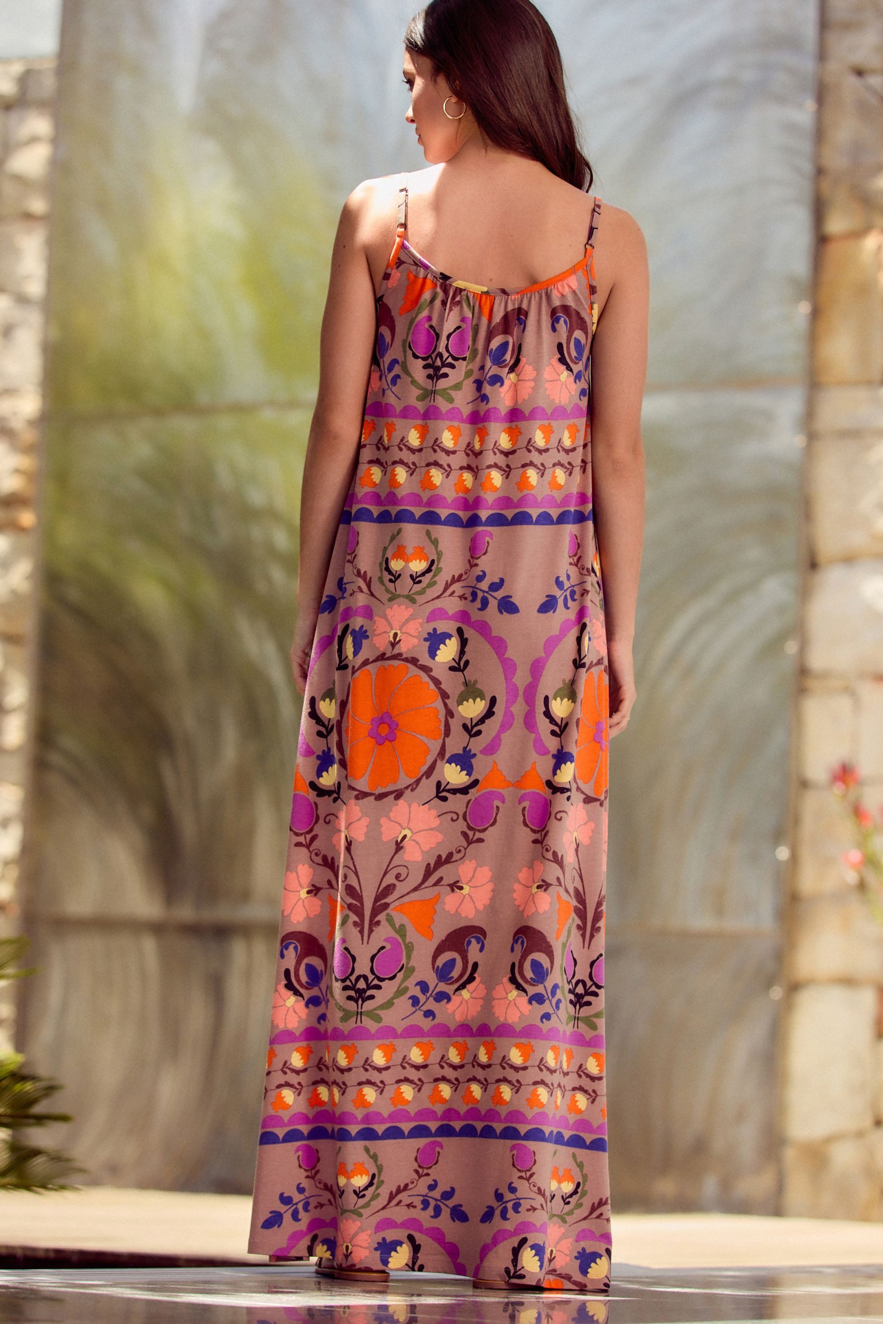 Next Jerseykleid Maxikleid in Trapezform mit günstig online kaufen