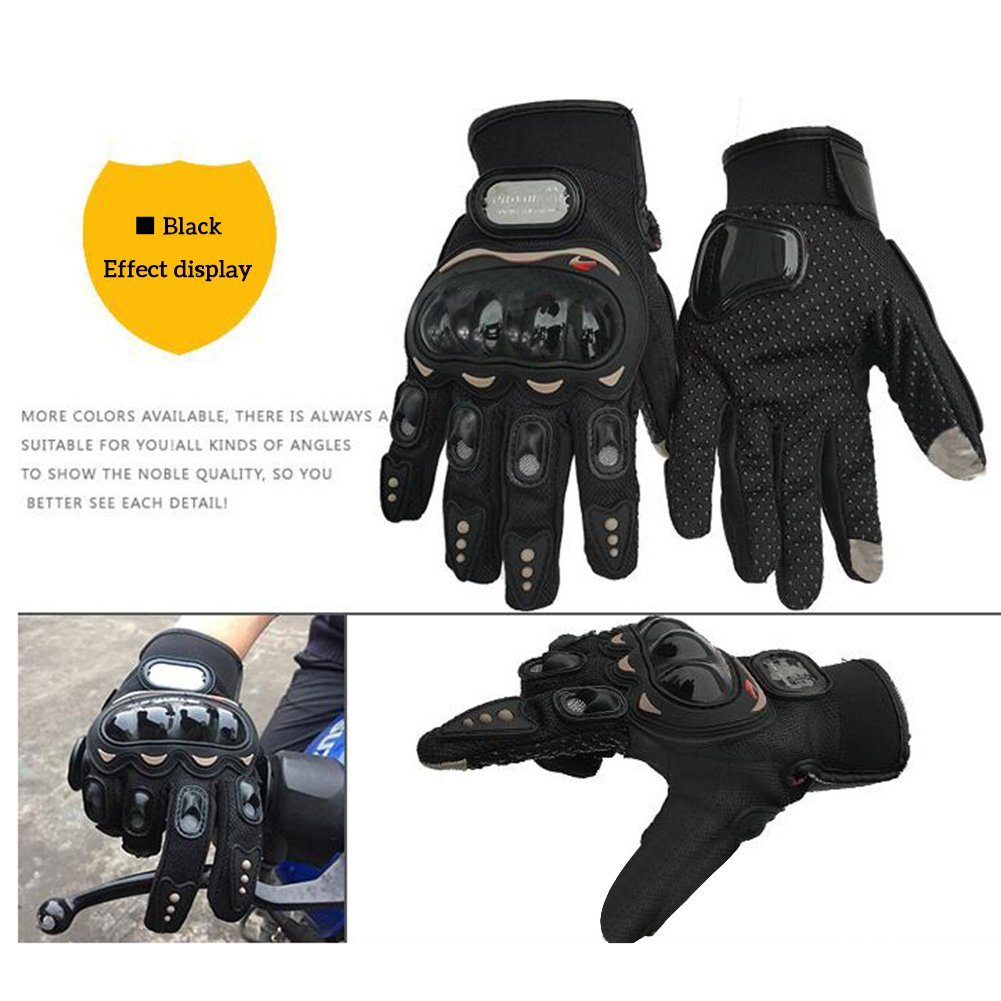Gelenkschutz, red Reithandschuhe Rutschfeste Und Motorrad-Fallschutzhandschuhe, Finger- Blusmart