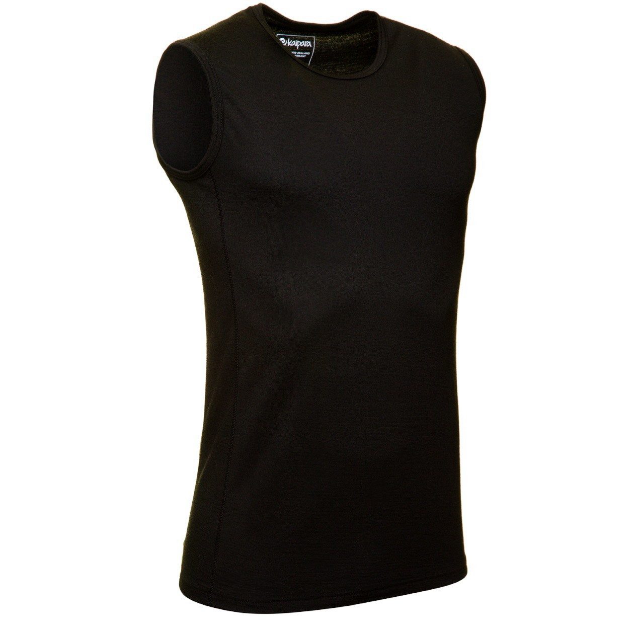 Kaipara - Merino Sportswear Funktionsunterhemd Merino ärmelloses Unterhemd Herren Slimfit 150 leicht (1-St) aus reiner Merinowolle Made in Germany