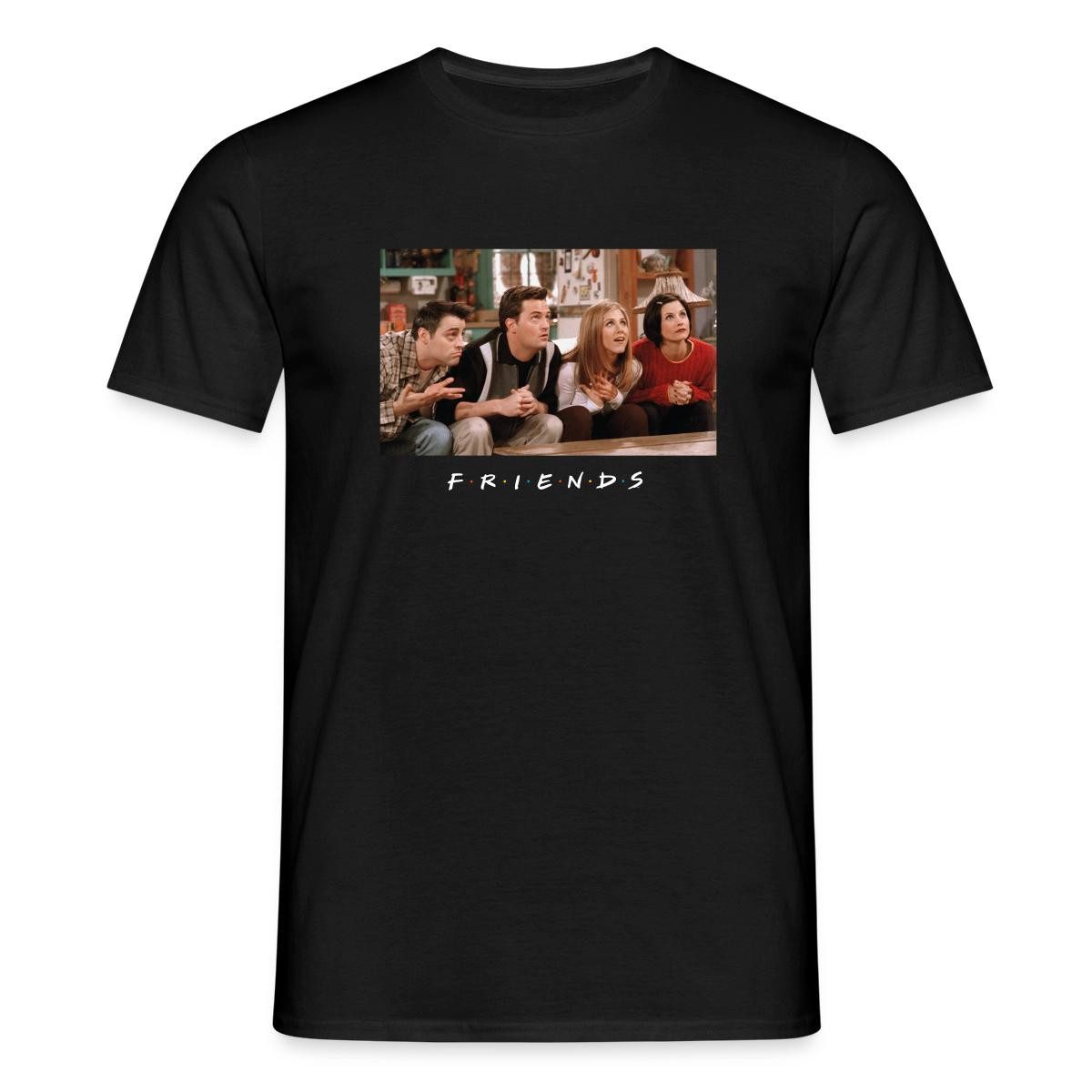 Spreadshirt T-Shirt Friends Auf der Couch Männer T-Shirt (1-tlg)
