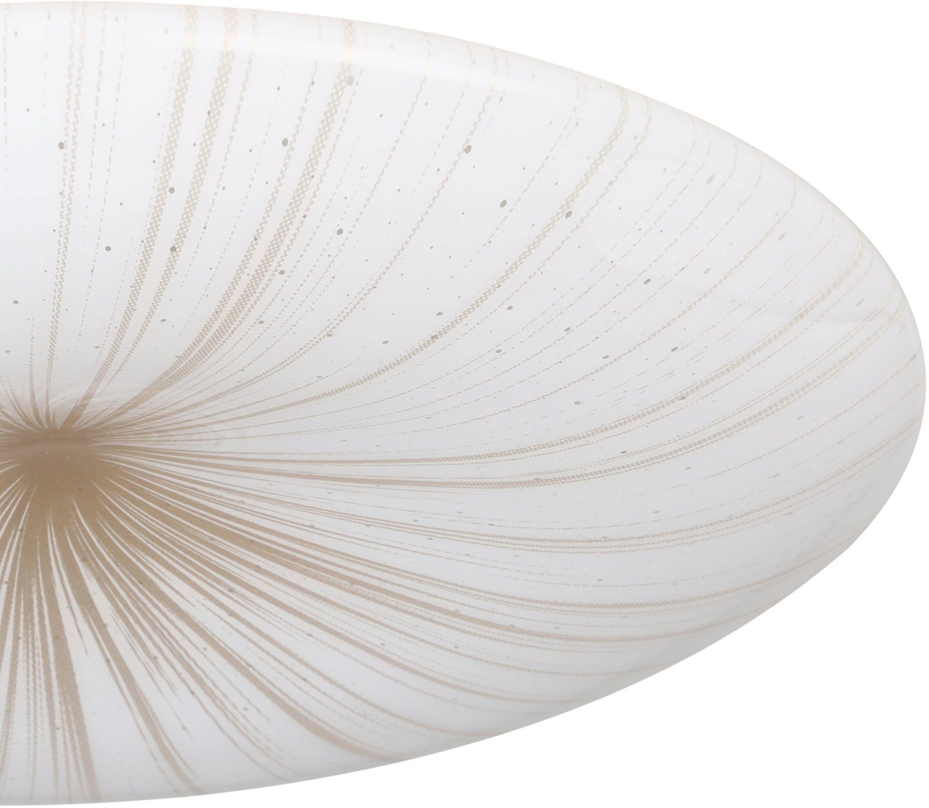 EGLO Deckenleuchte NIEVES 1, LED fest integriert, Warmweiß, Wohnzimmerlampe günstig online kaufen