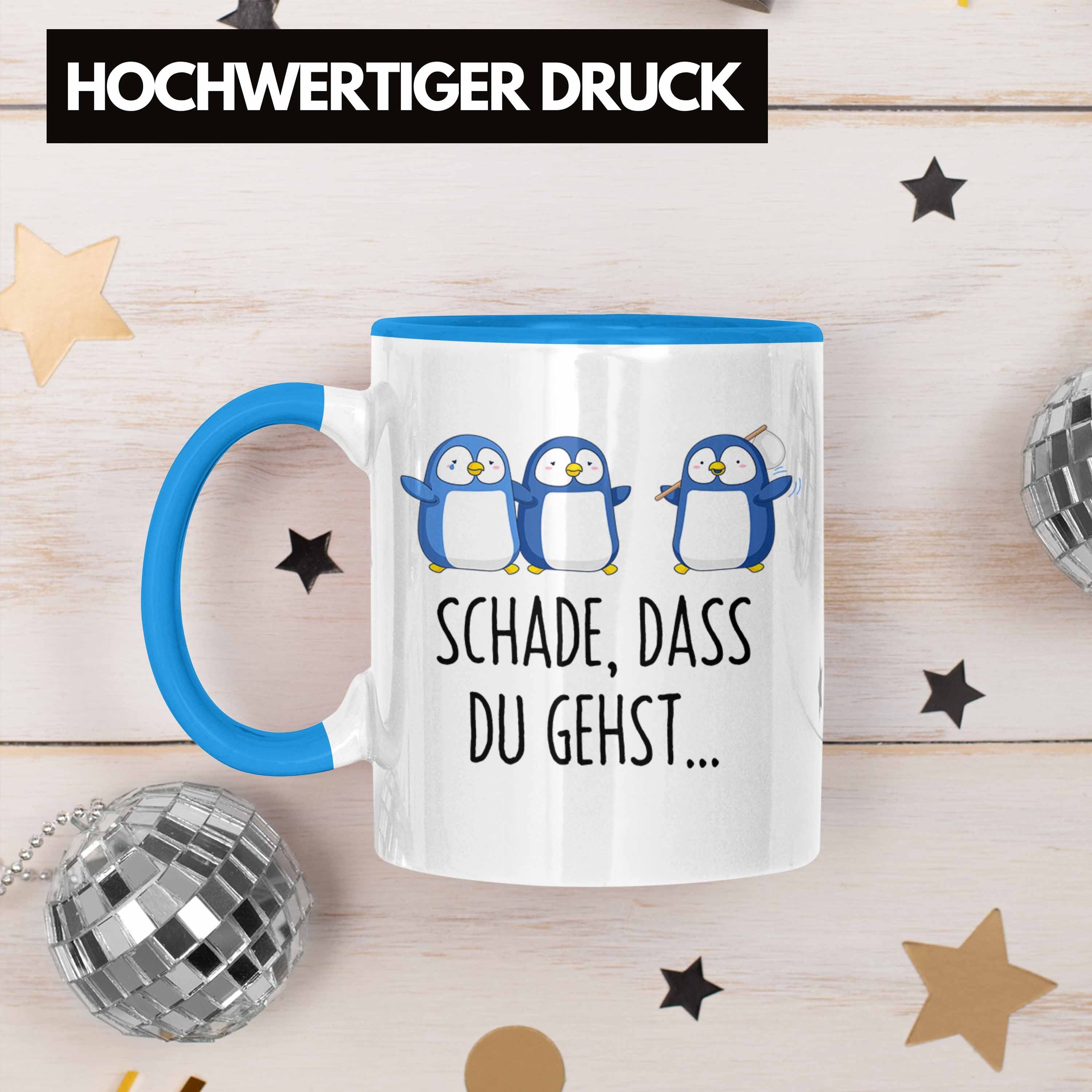 Sprüche Tasse Jobwechsel Job Gehst Lustig - Blau Trendation Trendation Neuer Schade Kollegin Abschied Kollege Dass Du Geschenk Tasse Abschiedsgeschenk