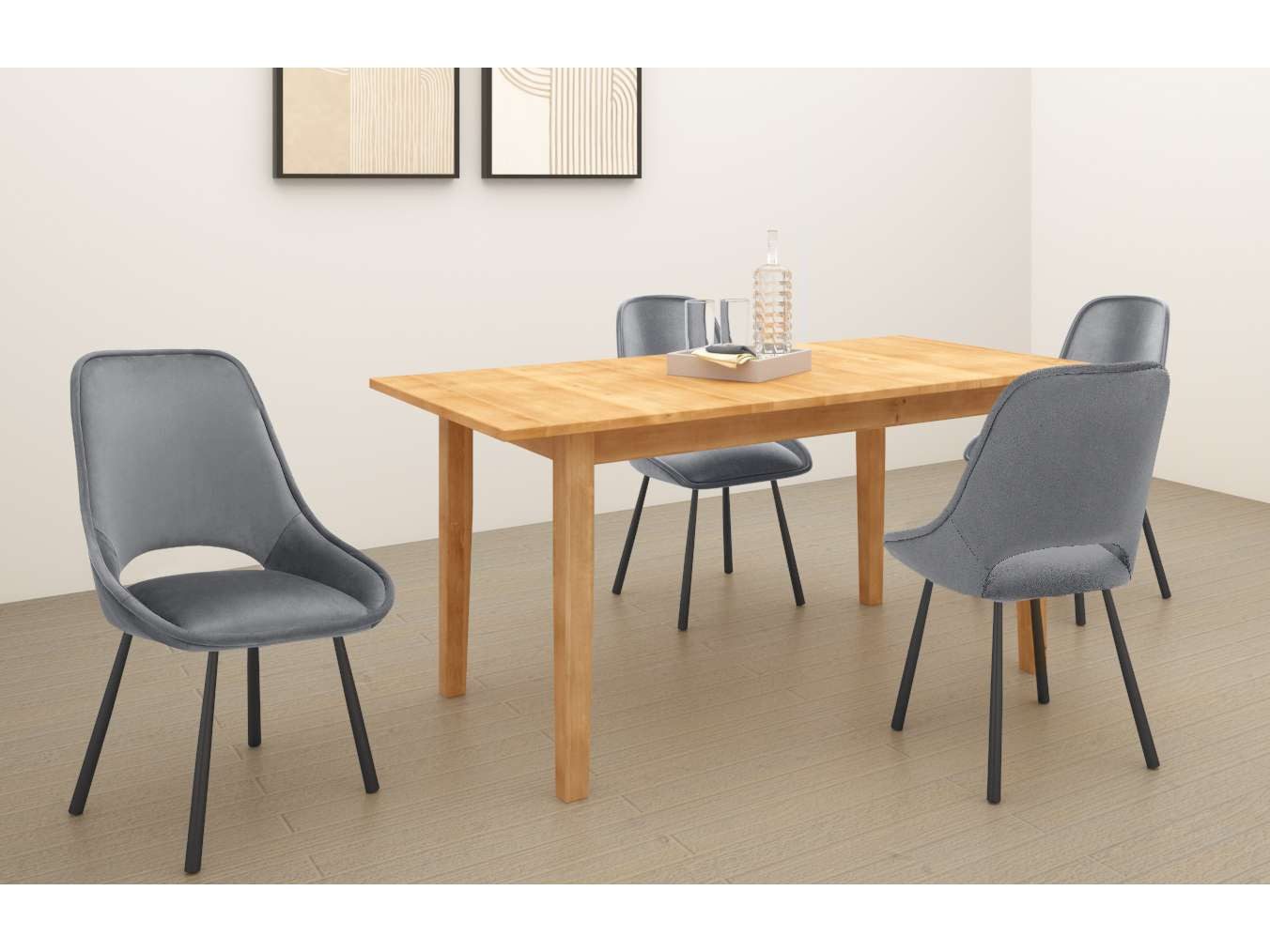 OTTO home Esstisch Dakota, aus massivem Kiefernholz, ausziehbar, Breite 160-200 cm