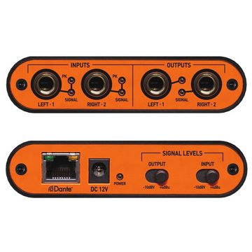 ESI ESI Planet 22c Audio-Interface 2x2 Dante mit Kabel Digitales Aufnahmegerät