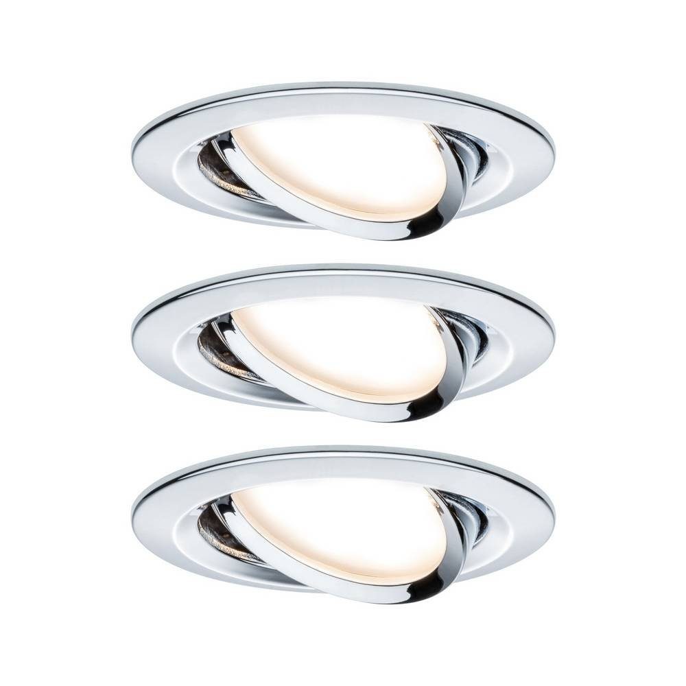 Paulmann LED Einbauleuchte LED Coin Basisset 3-Step-Dim Einbauleuchte