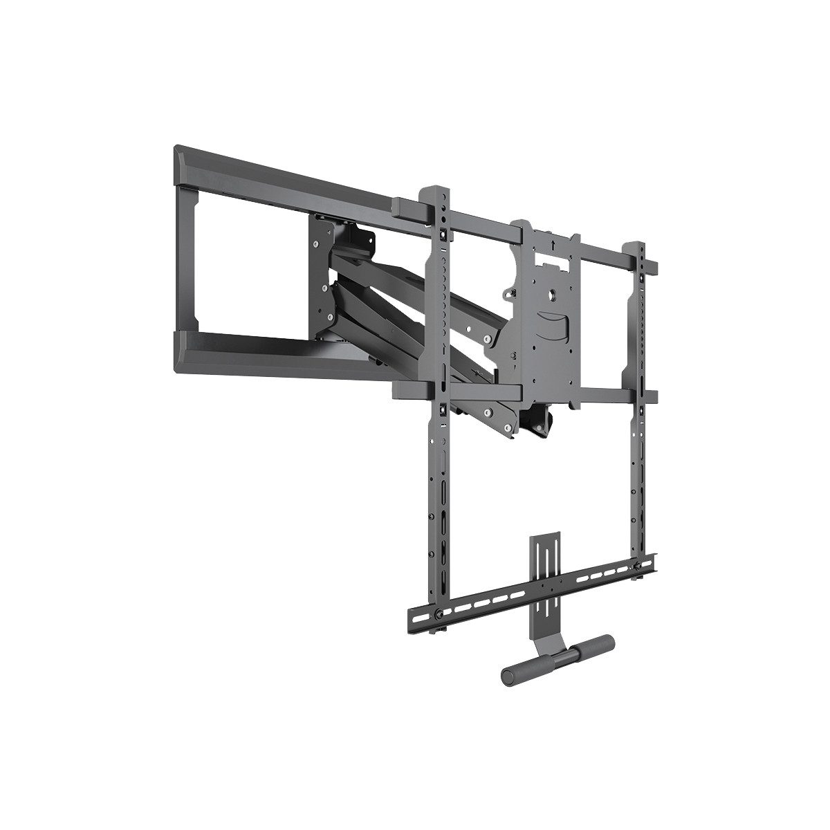 my wall TV-Wandhalterung HP55AL, (bis 65 Zoll, Höhenverstellbar mit Feder, inkl. Soundbarhalterung)
